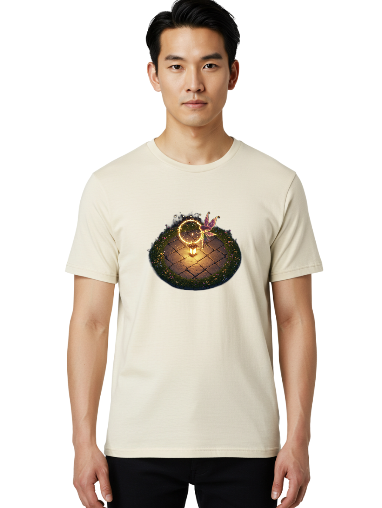 Fairy-With-Lantern Men'S Graphic Tee, 100% Cotton, Comfortable Casual Summer Wear, Machine Washable, Vintage Camera, Old Camera, Antique Camera, Black Camera, Classic Photography, Photography Equipment, Nostalgic Device, Film Camera, Bai801