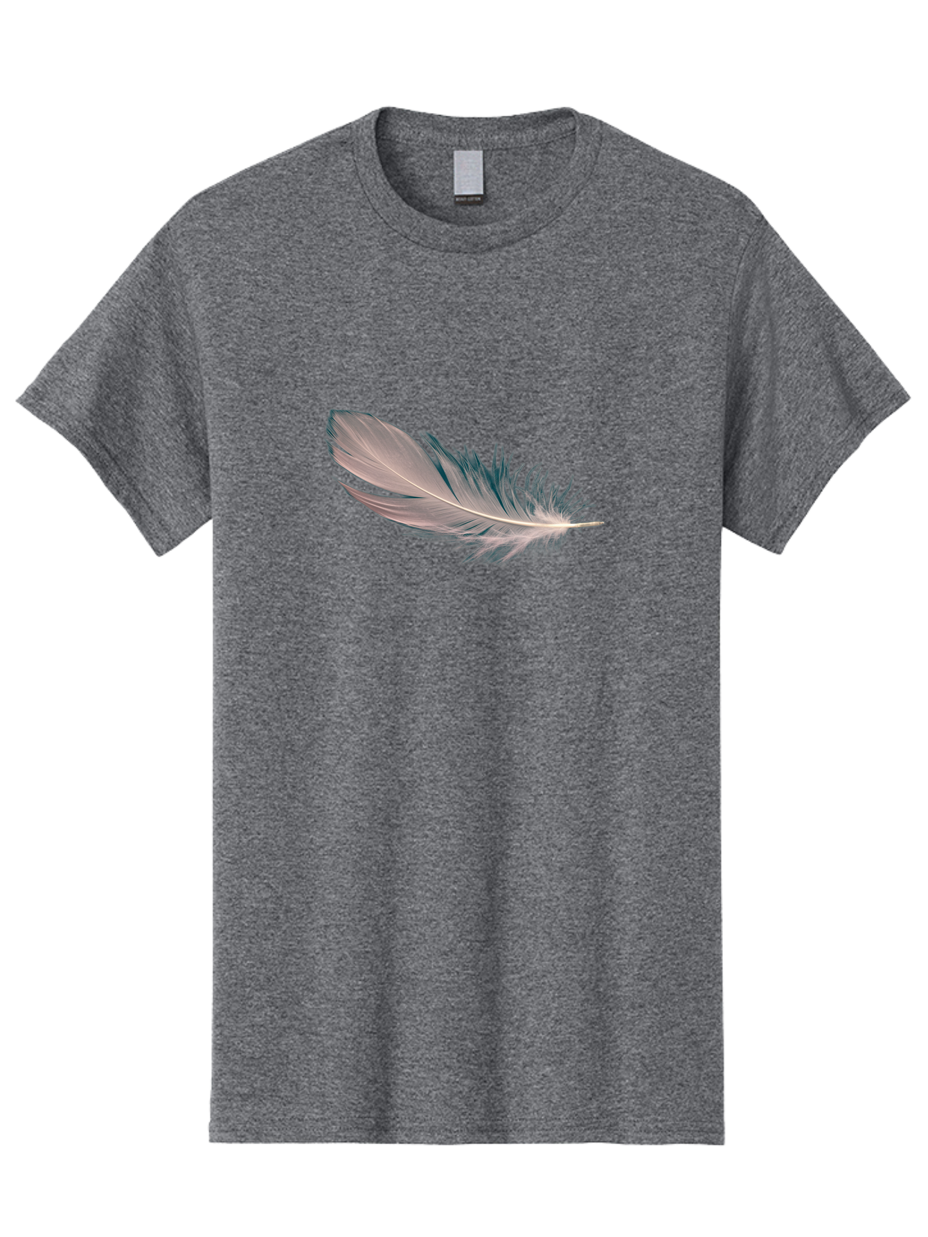 Feather-2 Men'S Graphic Tee, 100% Cotton, Comfortable Casual Summer Wear, Machine Washable, Vintage Camera, Old Camera, Antique Camera, Black Camera, Classic Photography, Photography Equipment, Nostalgic Device, Film Camera, Camera Art Bai805