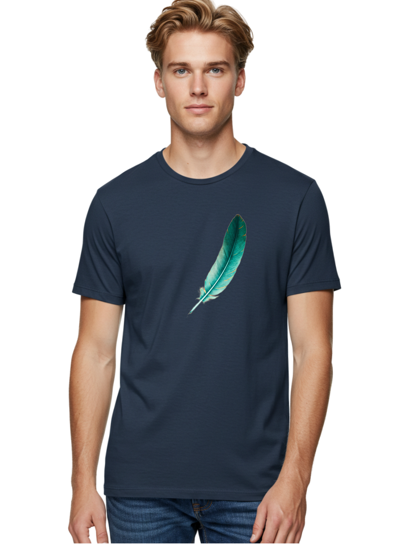 Feather-5 Men'S Graphic Tee, 100% Cotton, Comfortable Casual Summer Wear, Machine Washable, Vintage Camera, Old Camera, Antique Camera, Black Camera, Classic Photography, Photography Equipment, Nostalgic Device, Film Camera, Camera Art Bai808