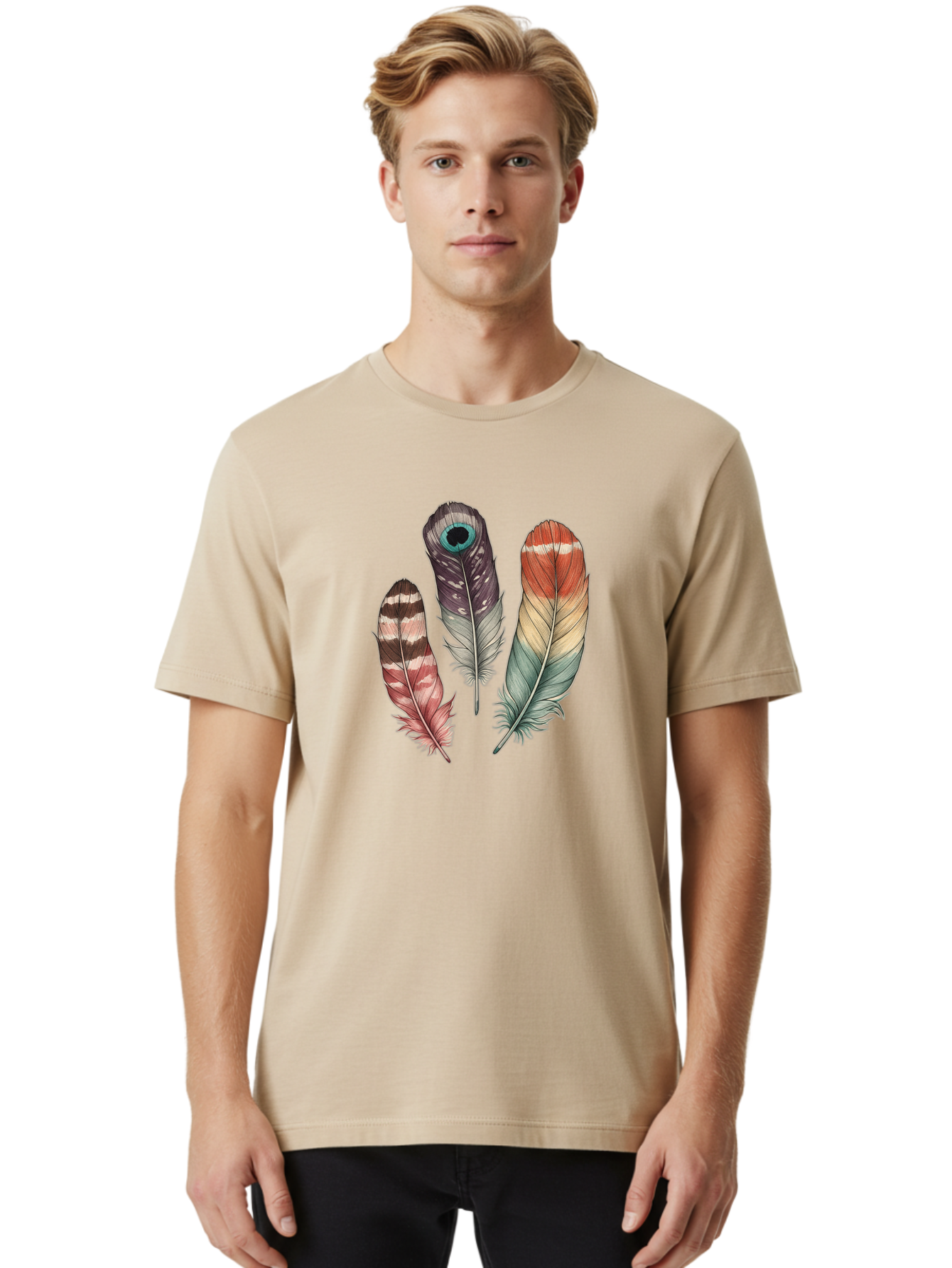Feather-Collection Men'S Graphic Tee, 100% Cotton, Comfortable Casual Summer Wear, Machine Washable, Vintage Camera, Old Camera, Antique Camera, Black Camera, Classic Photography, Photography Equipment, Nostalgic Device, Film Camera, Bai809