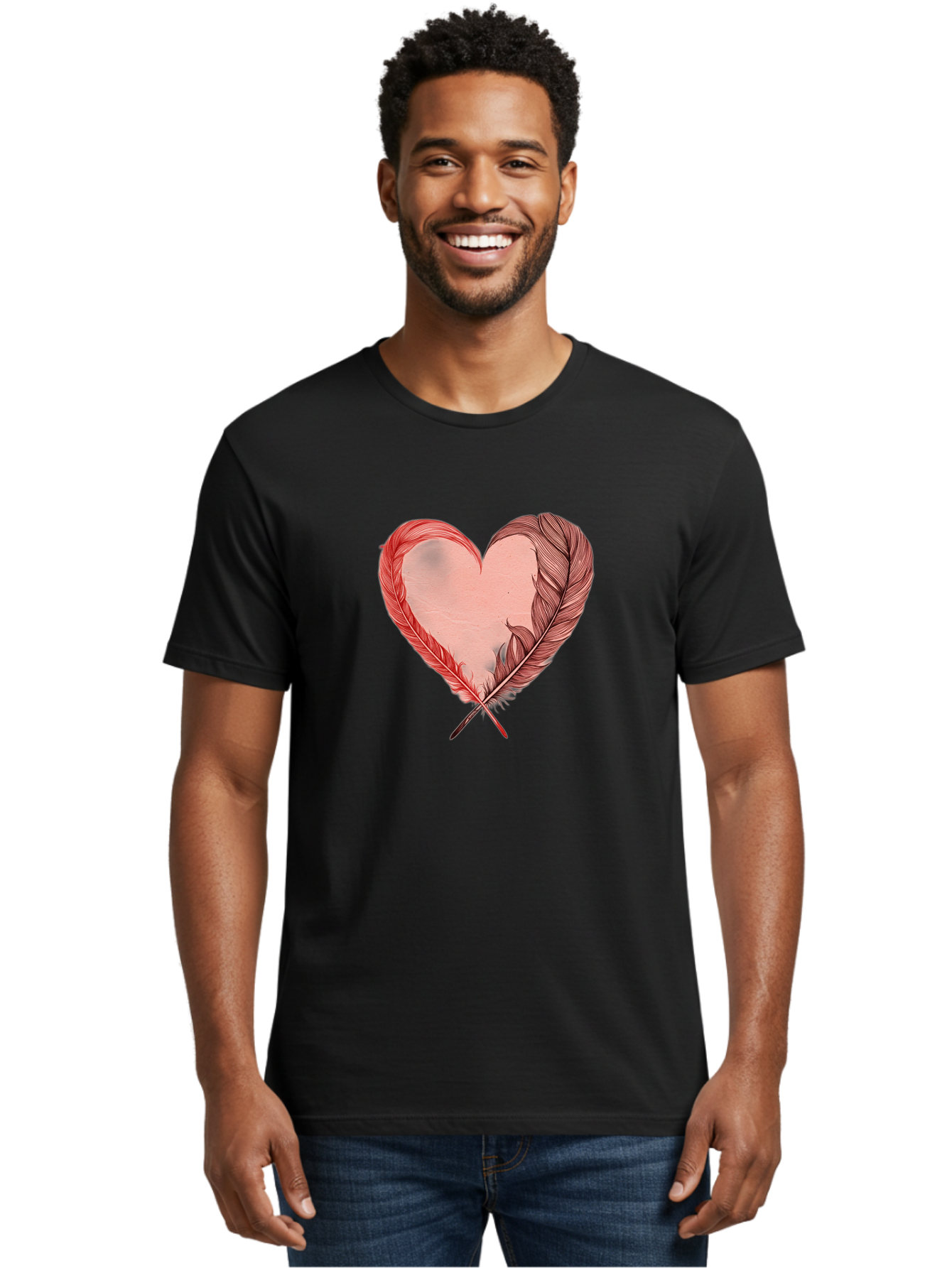 Feather-Heart Men'S Graphic Tee, 100% Cotton, Comfortable Casual Summer Wear, Machine Washable, Vintage Camera, Old Camera, Antique Camera, Black Camera, Classic Photography, Photography Equipment, Nostalgic Device, Film Camera, Camera Art Bai810