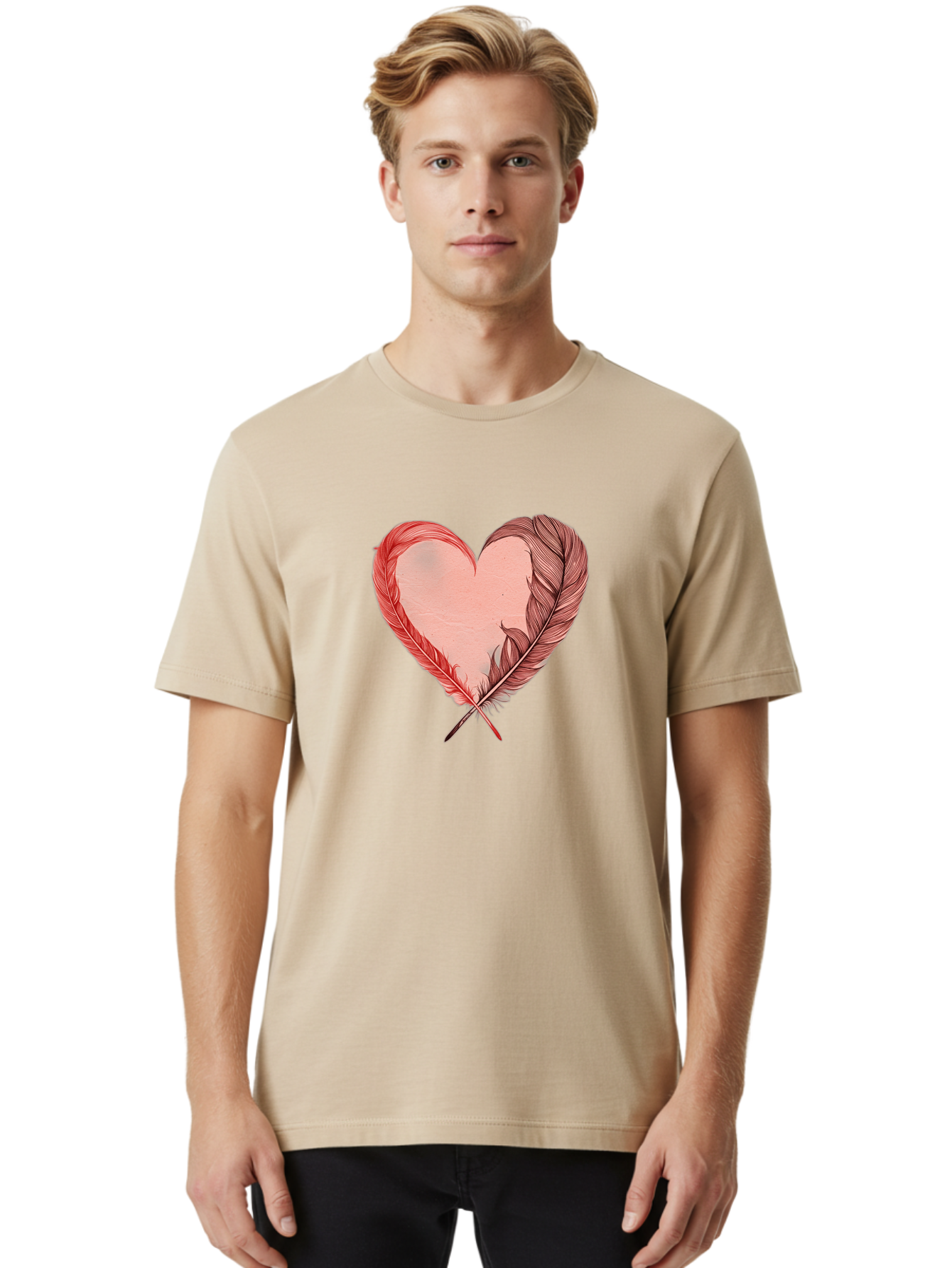 Feather-Heart Men'S Graphic Tee, 100% Cotton, Comfortable Casual Summer Wear, Machine Washable, Vintage Camera, Old Camera, Antique Camera, Black Camera, Classic Photography, Photography Equipment, Nostalgic Device, Film Camera, Camera Art Bai810