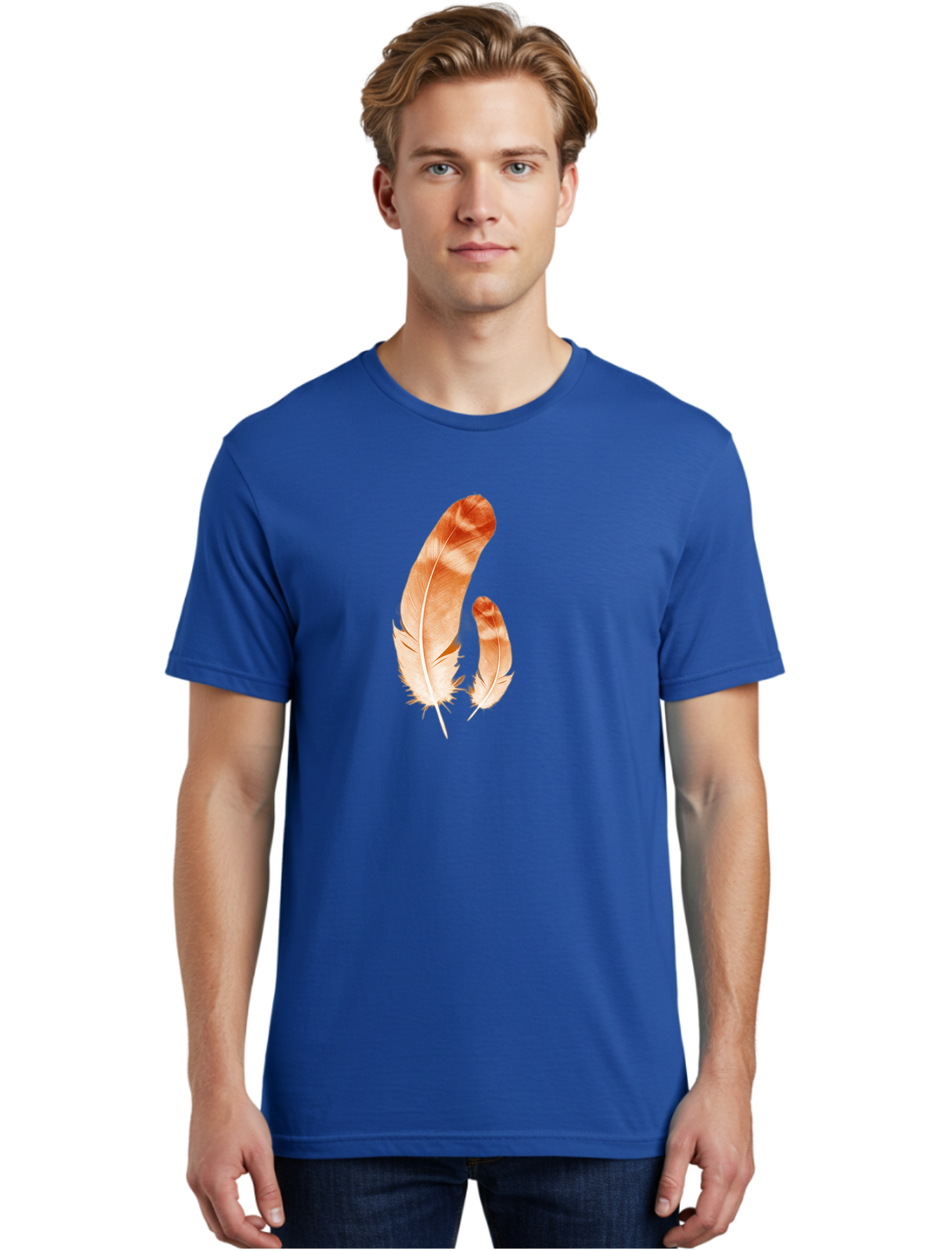 Feathers-1 Men'S Graphic Tee, 100% Cotton, Comfortable Casual Summer Wear, Machine Washable, Vintage Camera, Old Camera, Antique Camera, Black Camera, Classic Photography, Photography Equipment, Nostalgic Device, Film Camera, Camera Art Bai812