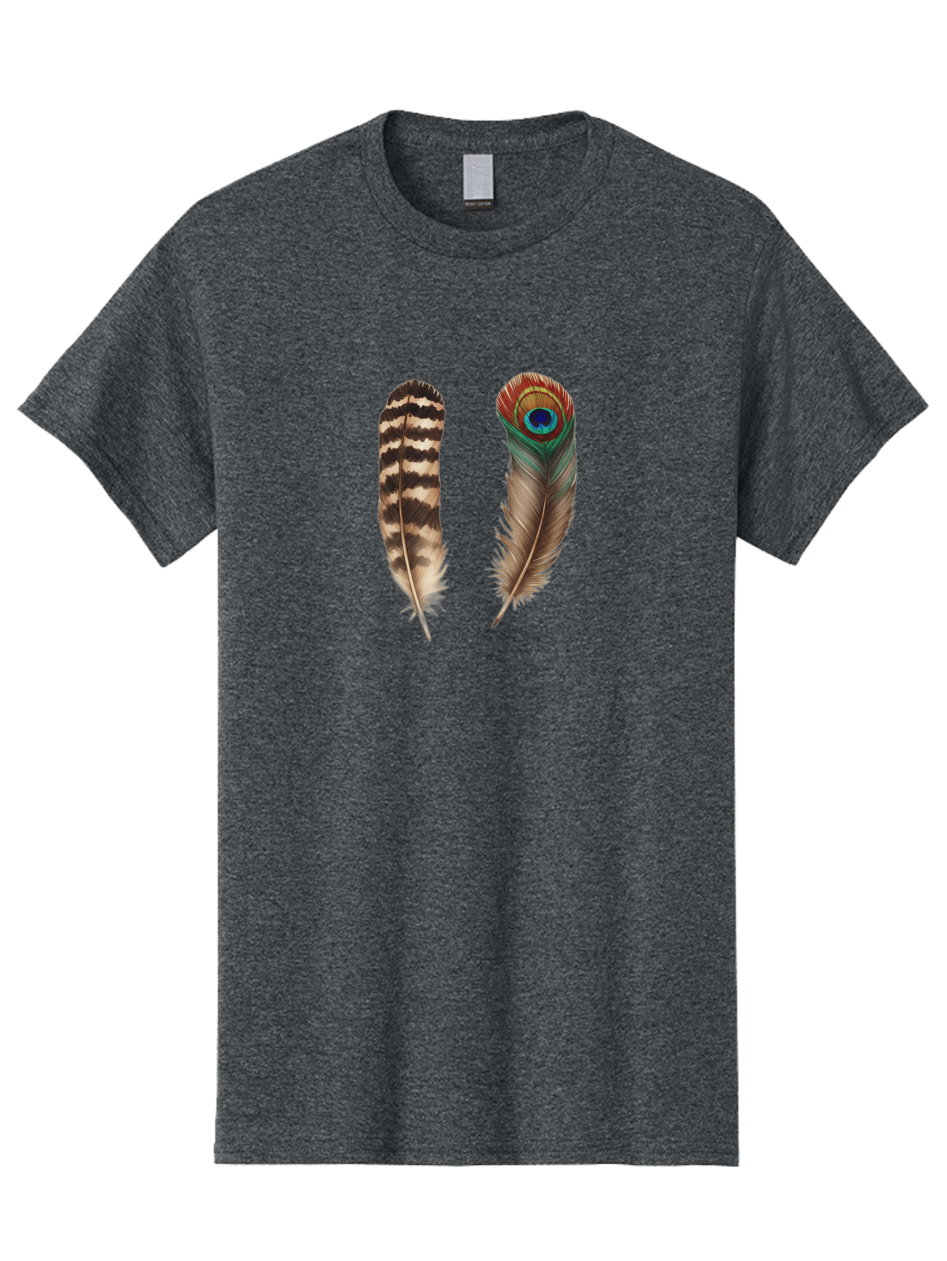 Feathers-11 Men'S Graphic Tee, 100% Cotton, Comfortable Casual Summer Wear, Machine Washable, Vintage Camera, Old Camera, Antique Camera, Black Camera, Classic Photography, Photography Equipment, Nostalgic Device, Film Camera, Camera Art Bai814