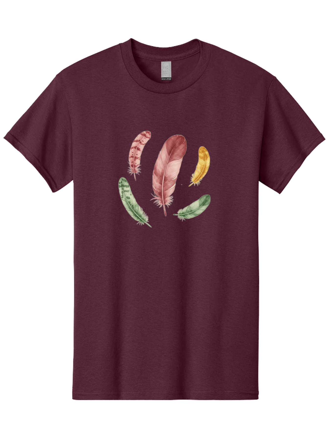Feathers-12 Men'S Graphic Tee, 100% Cotton, Comfortable Casual Summer Wear, Machine Washable, Vintage Camera, Old Camera, Antique Camera, Black Camera, Classic Photography, Photography Equipment, Nostalgic Device, Film Camera, Camera Art Bai815