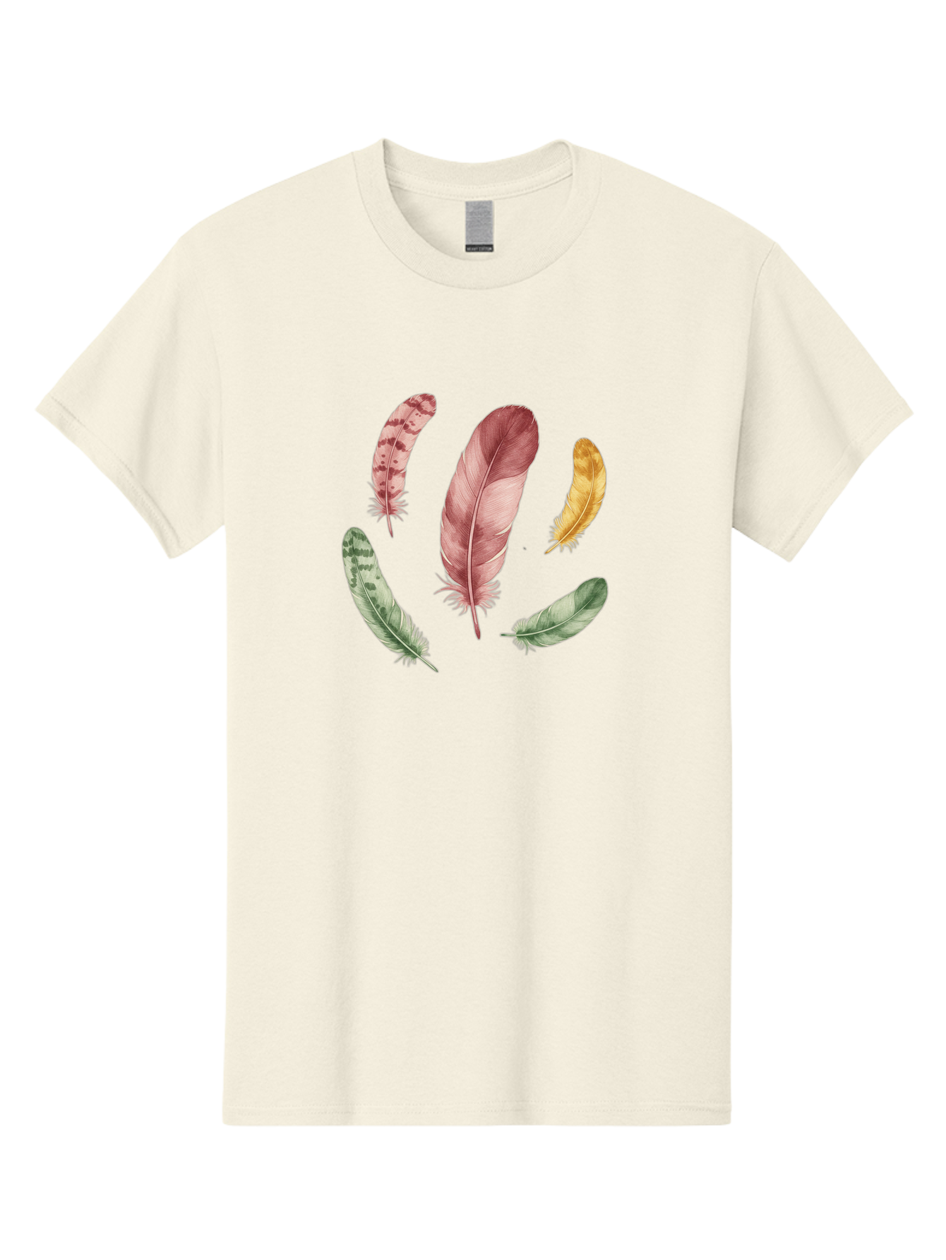 Feathers-12 Men'S Graphic Tee, 100% Cotton, Comfortable Casual Summer Wear, Machine Washable, Vintage Camera, Old Camera, Antique Camera, Black Camera, Classic Photography, Photography Equipment, Nostalgic Device, Film Camera, Camera Art Bai815