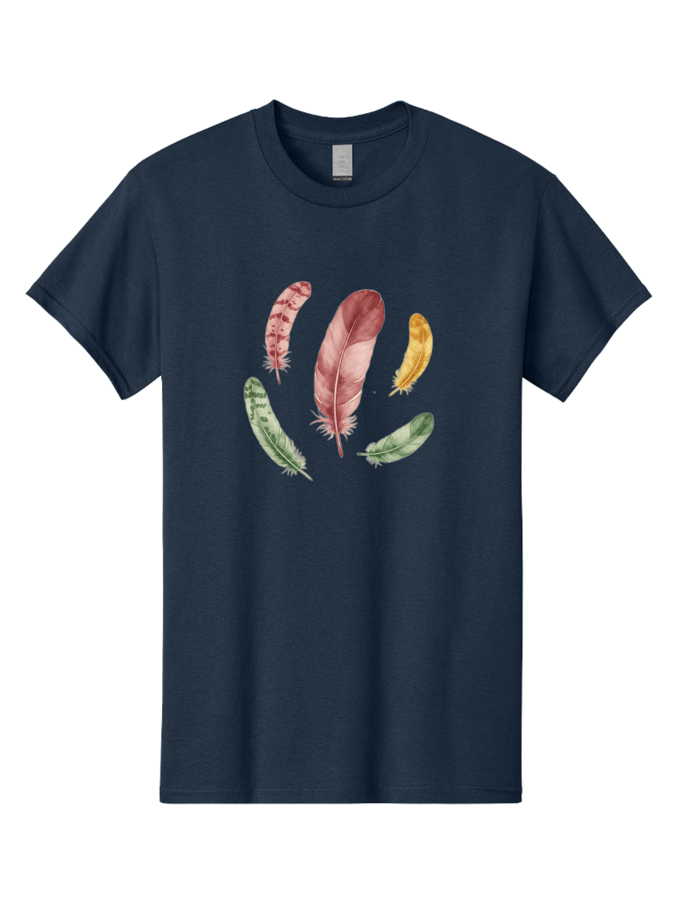 Feathers-12 Men'S Graphic Tee, 100% Cotton, Comfortable Casual Summer Wear, Machine Washable, Vintage Camera, Old Camera, Antique Camera, Black Camera, Classic Photography, Photography Equipment, Nostalgic Device, Film Camera, Camera Art Bai815