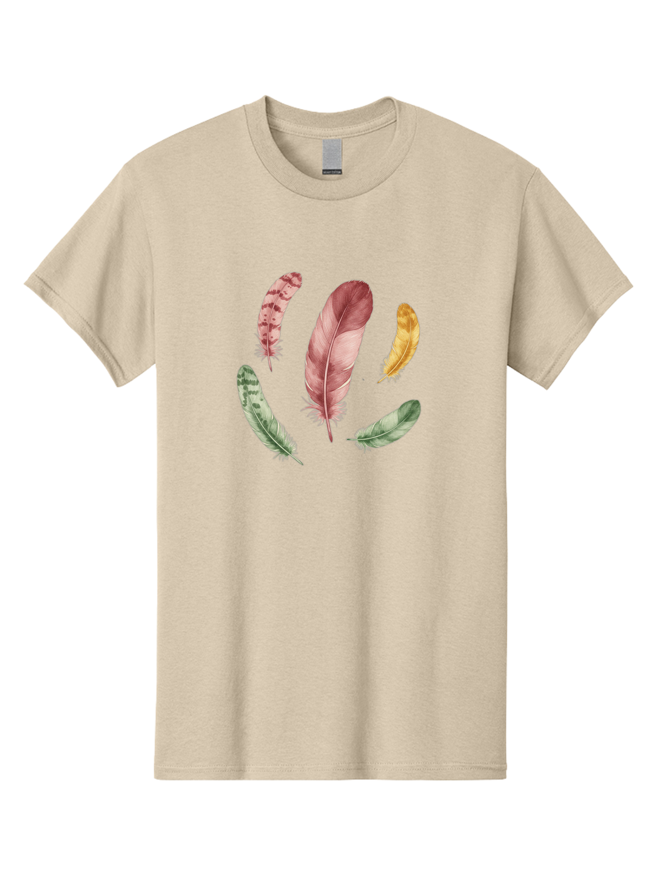 Feathers-12 Men'S Graphic Tee, 100% Cotton, Comfortable Casual Summer Wear, Machine Washable, Vintage Camera, Old Camera, Antique Camera, Black Camera, Classic Photography, Photography Equipment, Nostalgic Device, Film Camera, Camera Art Bai815