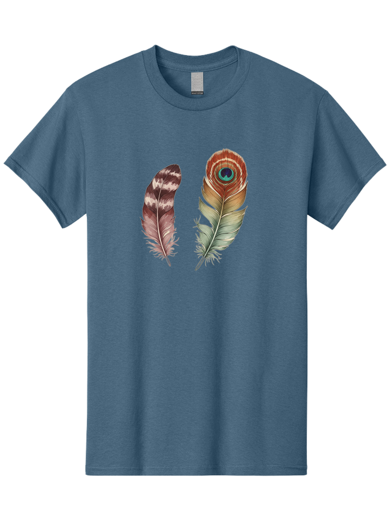 Feathers-13 Men'S Graphic Tee, 100% Cotton, Comfortable Casual Summer Wear, Machine Washable, Vintage Camera, Old Camera, Antique Camera, Black Camera, Classic Photography, Photography Equipment, Nostalgic Device, Film Camera, Camera Art Bai816