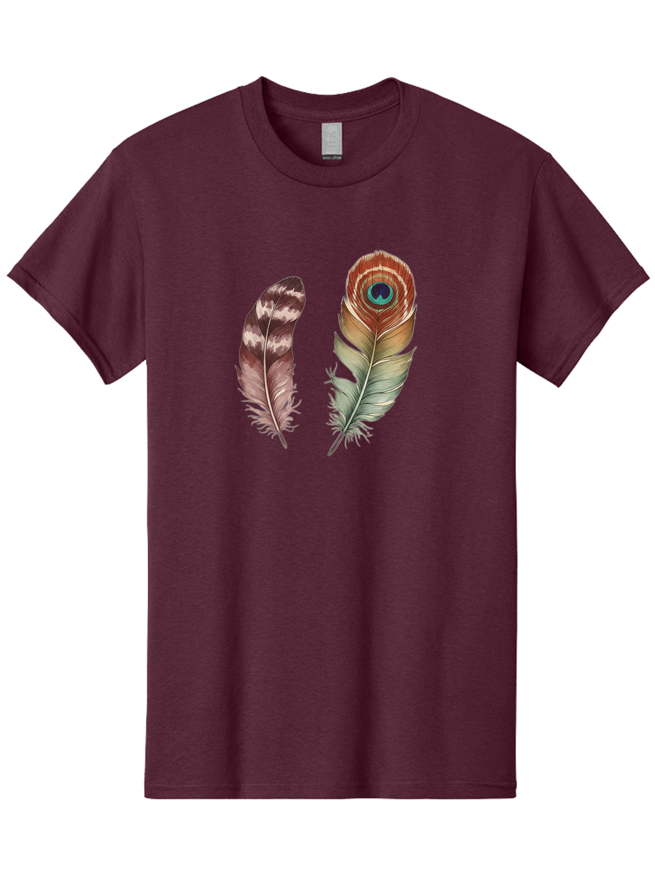 Feathers-13 Men'S Graphic Tee, 100% Cotton, Comfortable Casual Summer Wear, Machine Washable, Vintage Camera, Old Camera, Antique Camera, Black Camera, Classic Photography, Photography Equipment, Nostalgic Device, Film Camera, Camera Art Bai816