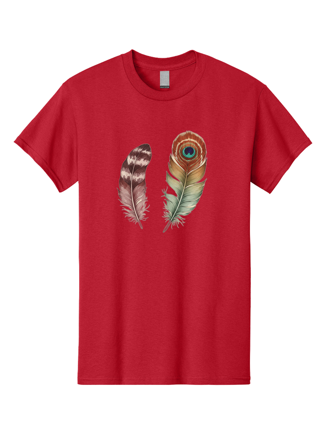 Feathers-13 Men'S Graphic Tee, 100% Cotton, Comfortable Casual Summer Wear, Machine Washable, Vintage Camera, Old Camera, Antique Camera, Black Camera, Classic Photography, Photography Equipment, Nostalgic Device, Film Camera, Camera Art Bai816