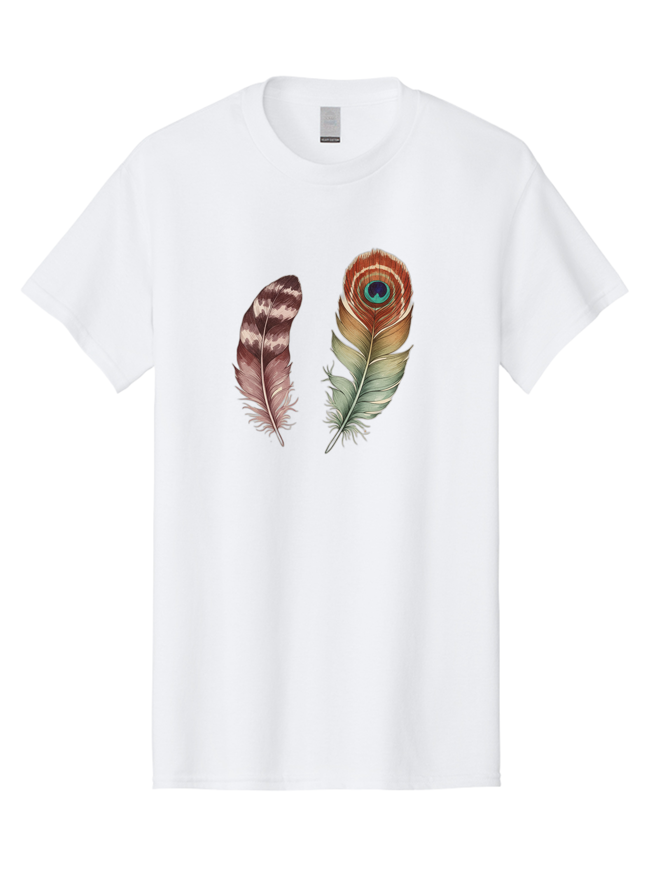 Feathers-13 Men'S Graphic Tee, 100% Cotton, Comfortable Casual Summer Wear, Machine Washable, Vintage Camera, Old Camera, Antique Camera, Black Camera, Classic Photography, Photography Equipment, Nostalgic Device, Film Camera, Camera Art Bai816