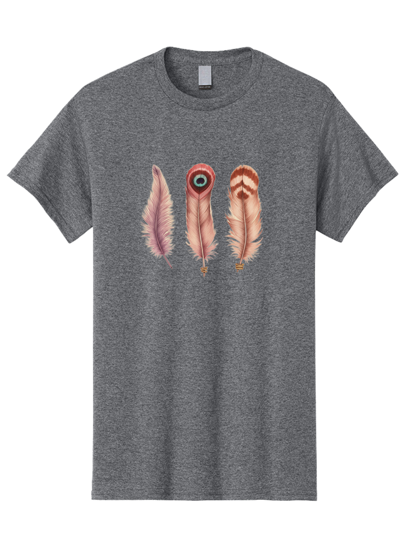 Feathers-14 Men'S Graphic Tee, 100% Cotton, Comfortable Casual Summer Wear, Machine Washable, Vintage Camera, Old Camera, Antique Camera, Black Camera, Classic Photography, Photography Equipment, Nostalgic Device, Film Camera, Camera Art Bai817