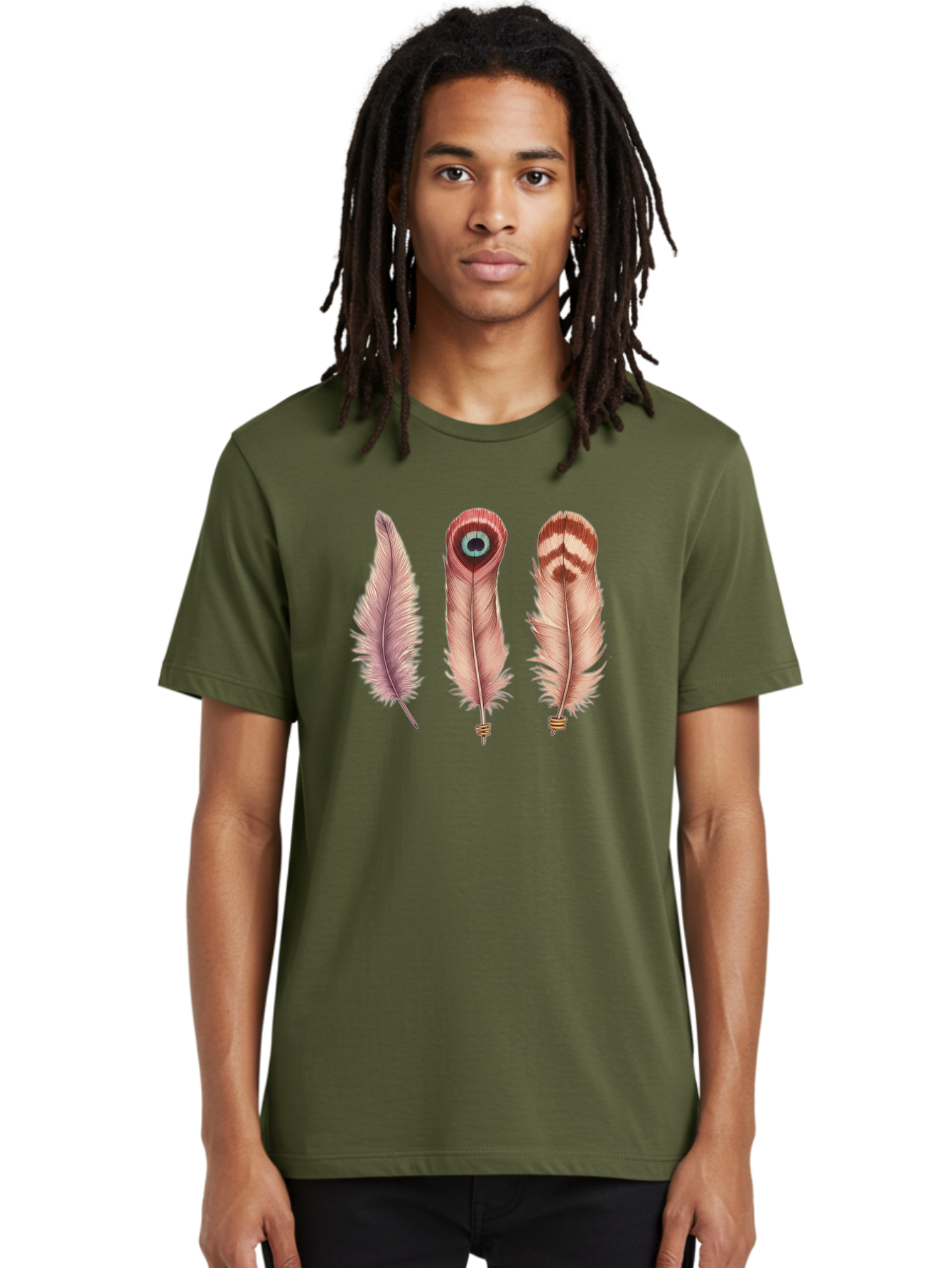 Feathers-14 Men'S Graphic Tee, 100% Cotton, Comfortable Casual Summer Wear, Machine Washable, Vintage Camera, Old Camera, Antique Camera, Black Camera, Classic Photography, Photography Equipment, Nostalgic Device, Film Camera, Camera Art Bai817