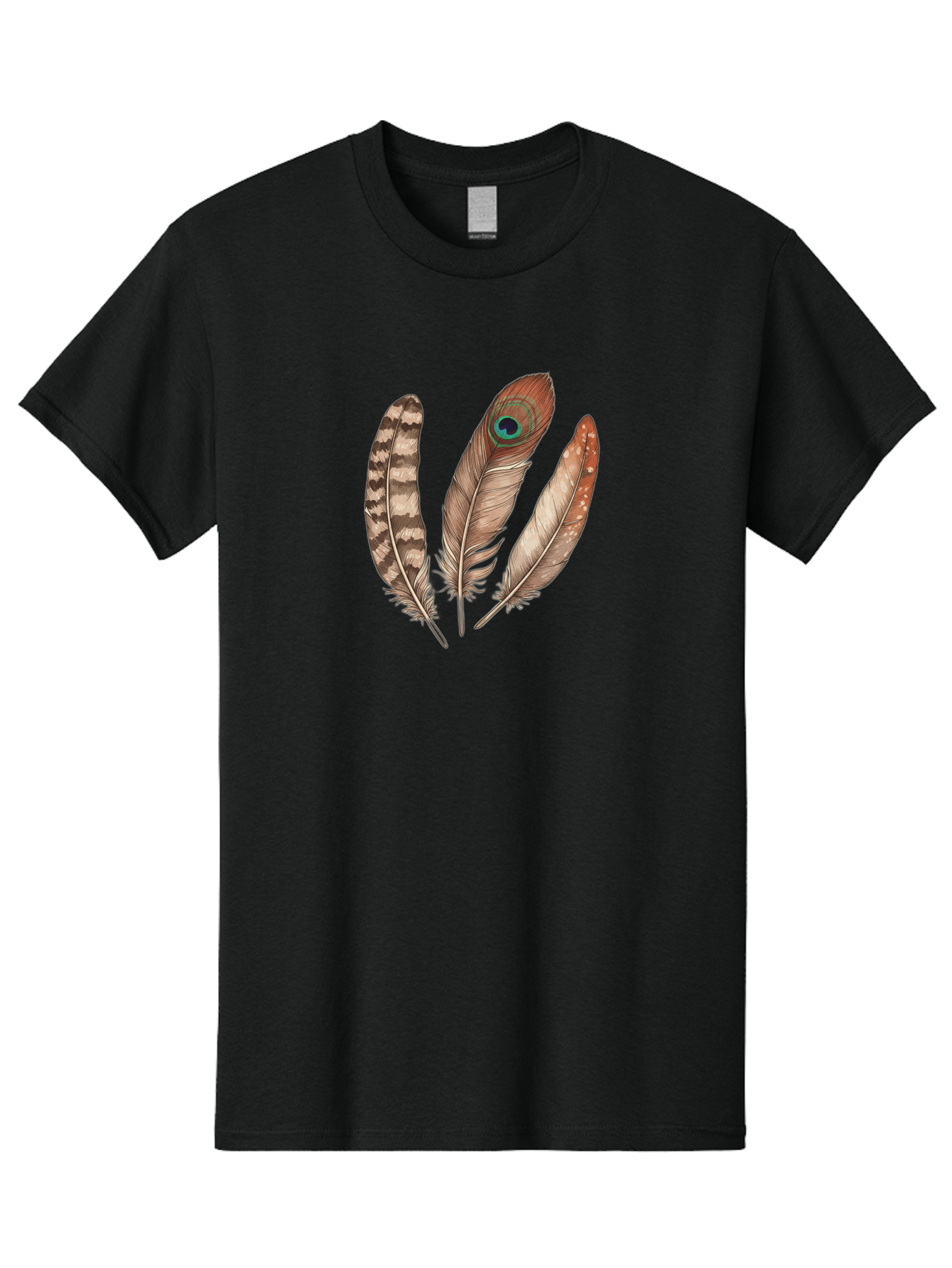 Feathers-15 Men'S Graphic Tee, 100% Cotton, Comfortable Casual Summer Wear, Machine Washable, Vintage Camera, Old Camera, Antique Camera, Black Camera, Classic Photography, Photography Equipment, Nostalgic Device, Film Camera, Camera Art Bai818