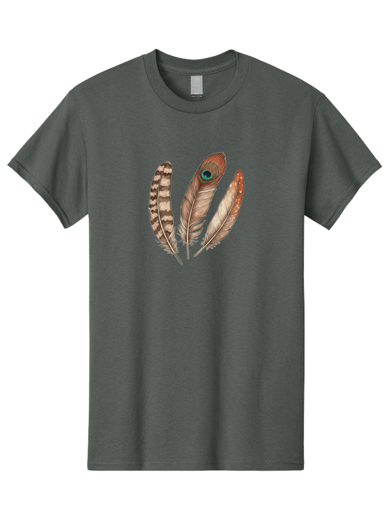 Feathers-15 Men'S Graphic Tee, 100% Cotton, Comfortable Casual Summer Wear, Machine Washable, Vintage Camera, Old Camera, Antique Camera, Black Camera, Classic Photography, Photography Equipment, Nostalgic Device, Film Camera, Camera Art Bai818
