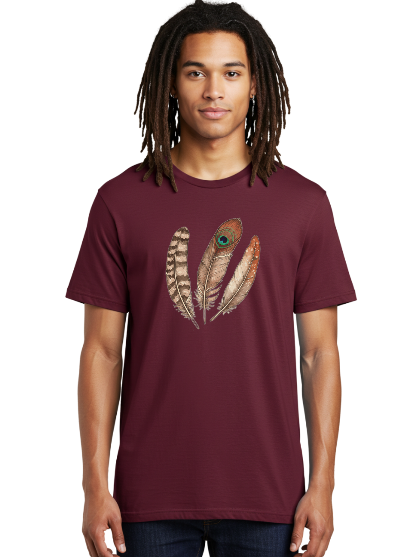 Feathers-15 Men'S Graphic Tee, 100% Cotton, Comfortable Casual Summer Wear, Machine Washable, Vintage Camera, Old Camera, Antique Camera, Black Camera, Classic Photography, Photography Equipment, Nostalgic Device, Film Camera, Camera Art Bai818