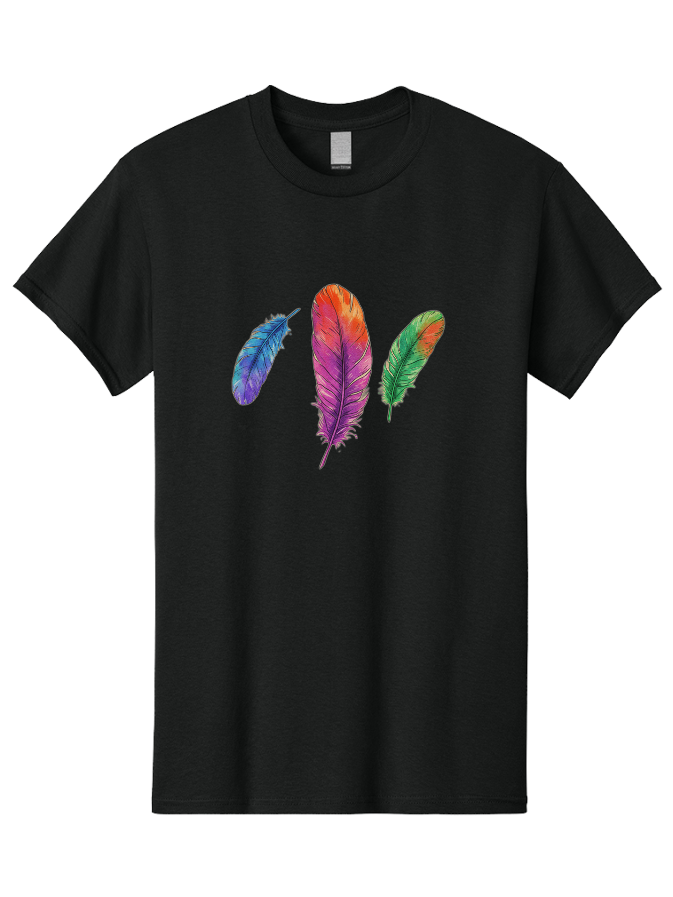 Feathers-16 Men'S Graphic Tee, 100% Cotton, Comfortable Casual Summer Wear, Machine Washable, Vintage Camera, Old Camera, Antique Camera, Black Camera, Classic Photography, Photography Equipment, Nostalgic Device, Film Camera, Camera Art Bai819