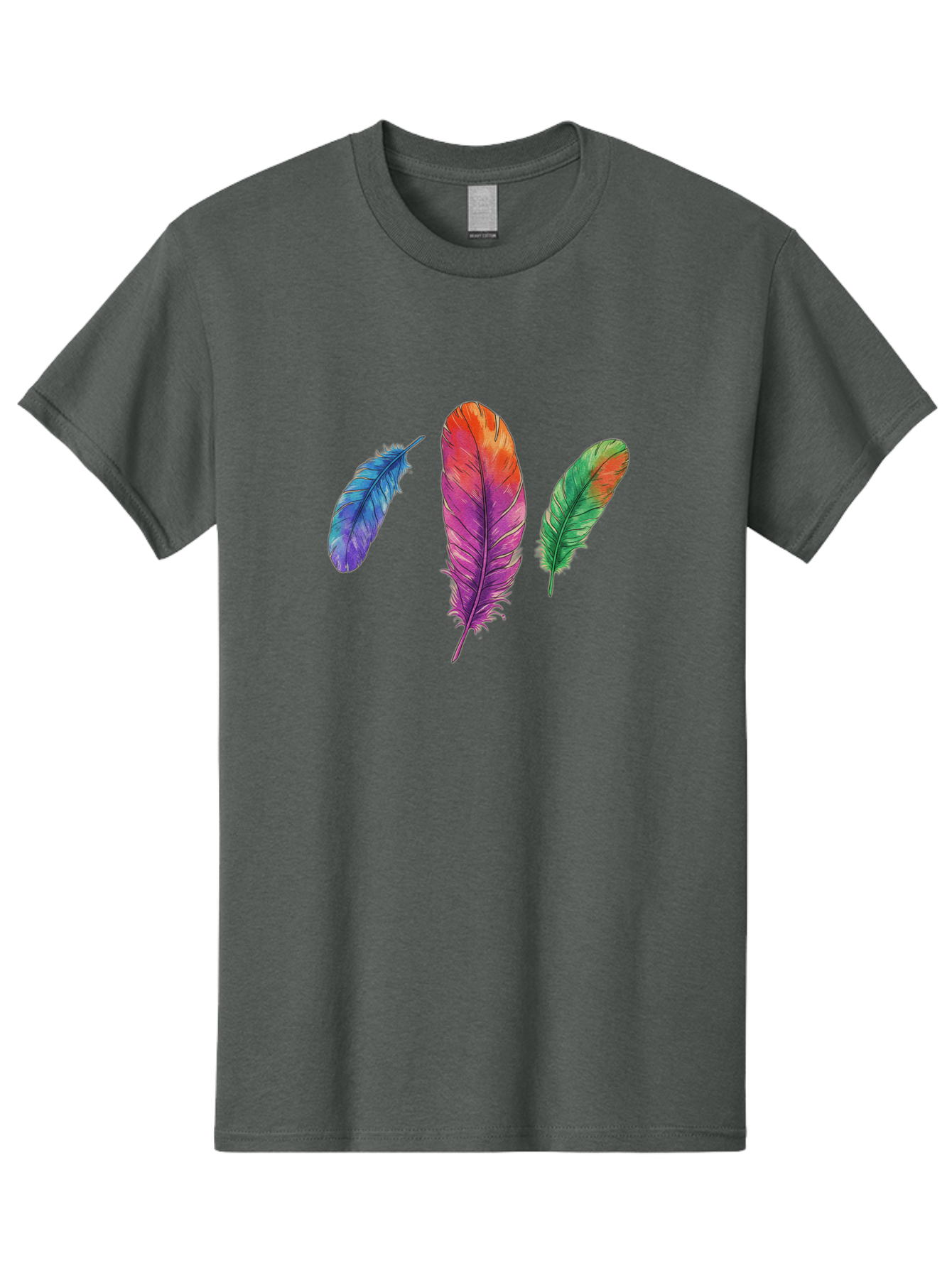 Feathers-16 Men'S Graphic Tee, 100% Cotton, Comfortable Casual Summer Wear, Machine Washable, Vintage Camera, Old Camera, Antique Camera, Black Camera, Classic Photography, Photography Equipment, Nostalgic Device, Film Camera, Camera Art Bai819