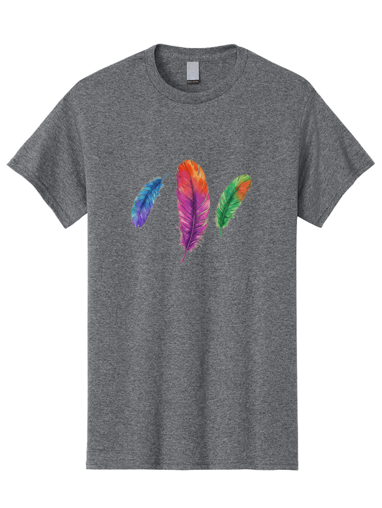 Feathers-16 Men'S Graphic Tee, 100% Cotton, Comfortable Casual Summer Wear, Machine Washable, Vintage Camera, Old Camera, Antique Camera, Black Camera, Classic Photography, Photography Equipment, Nostalgic Device, Film Camera, Camera Art Bai819