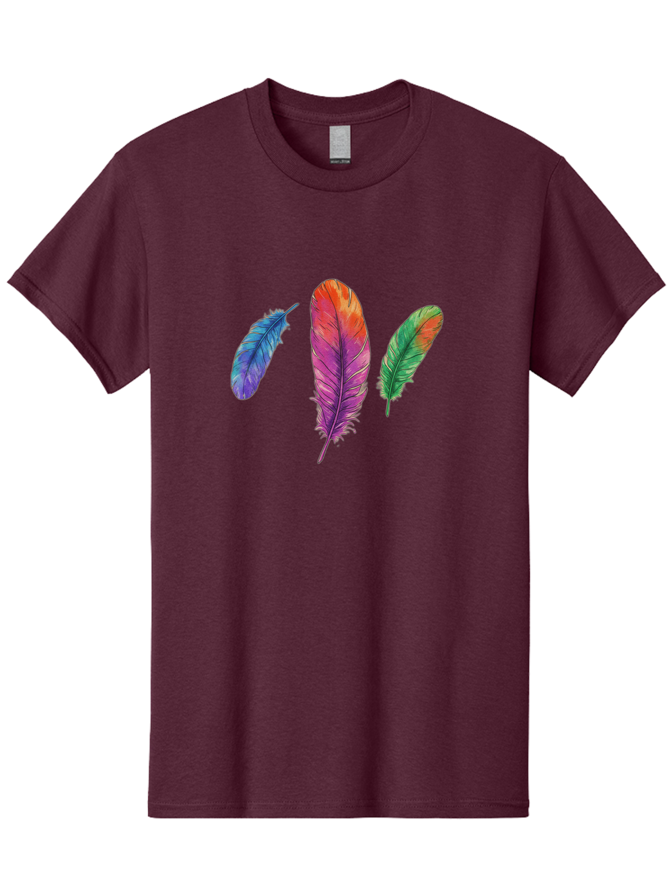Feathers-16 Men'S Graphic Tee, 100% Cotton, Comfortable Casual Summer Wear, Machine Washable, Vintage Camera, Old Camera, Antique Camera, Black Camera, Classic Photography, Photography Equipment, Nostalgic Device, Film Camera, Camera Art Bai819