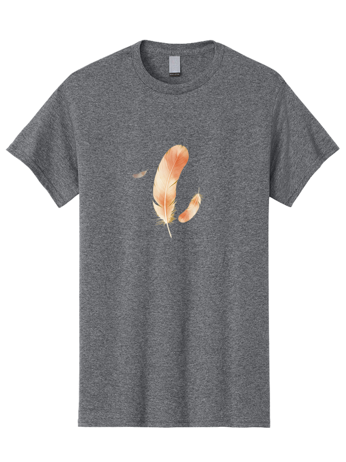 Feathers-4 Men'S Graphic Tee, 100% Cotton, Comfortable Casual Summer Wear, Machine Washable, Vintage Camera, Old Camera, Antique Camera, Black Camera, Classic Photography, Photography Equipment, Nostalgic Device, Film Camera, Camera Art Bai822