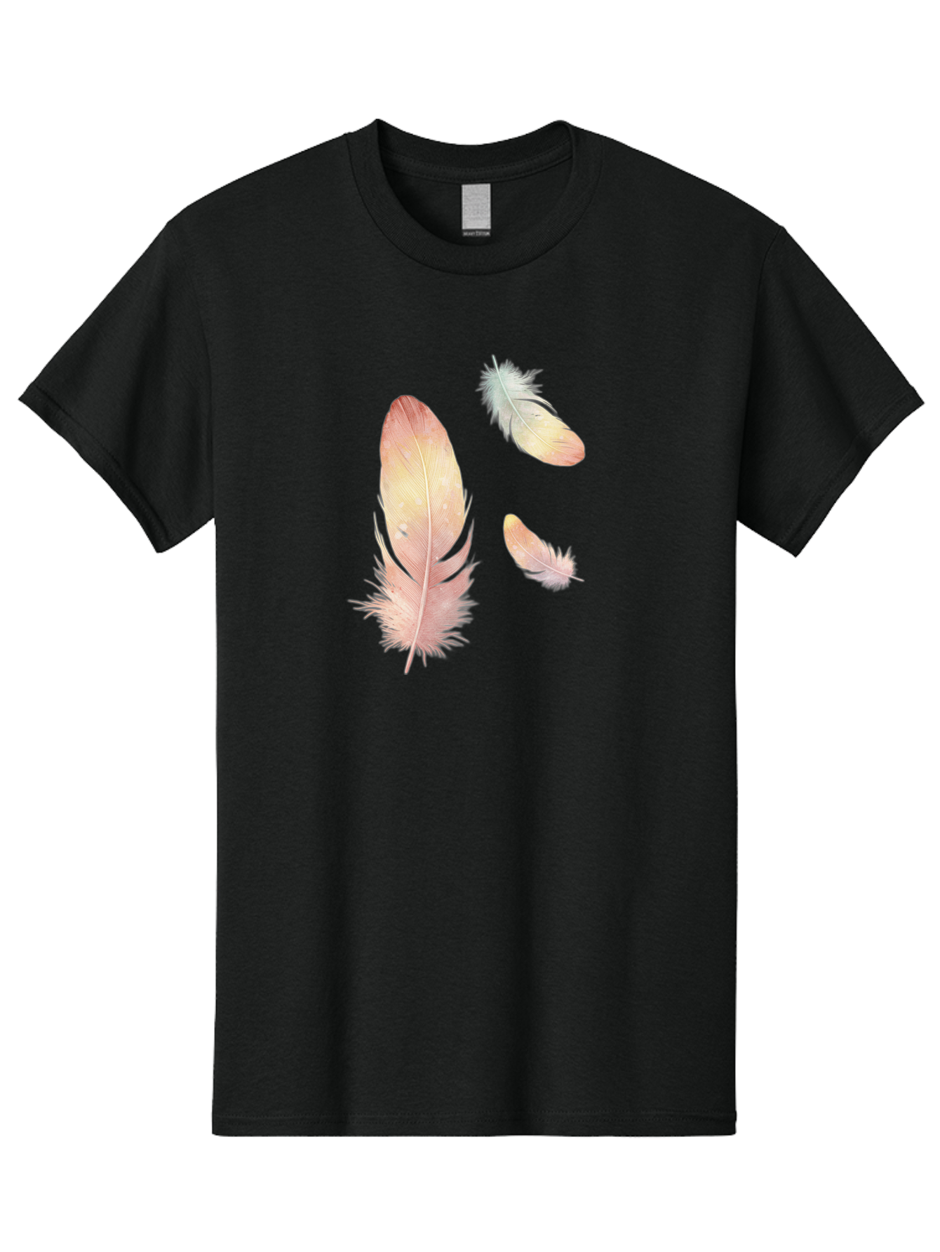 Feathers-5 Men'S Graphic Tee, 100% Cotton, Comfortable Casual Summer Wear, Machine Washable, Vintage Camera, Old Camera, Antique Camera, Black Camera, Classic Photography, Photography Equipment, Nostalgic Device, Film Camera, Camera Art Bai823