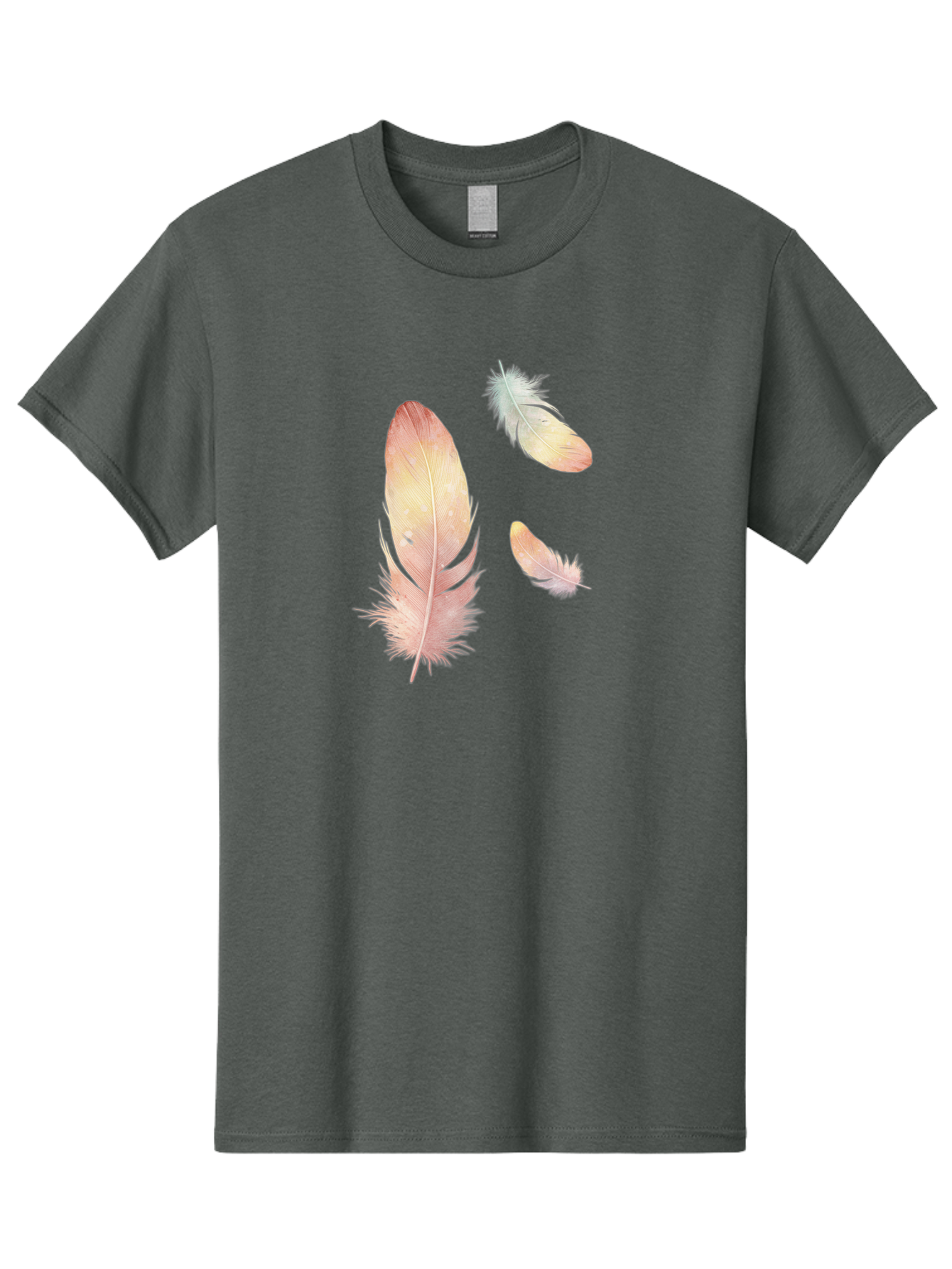 Feathers-5 Men'S Graphic Tee, 100% Cotton, Comfortable Casual Summer Wear, Machine Washable, Vintage Camera, Old Camera, Antique Camera, Black Camera, Classic Photography, Photography Equipment, Nostalgic Device, Film Camera, Camera Art Bai823