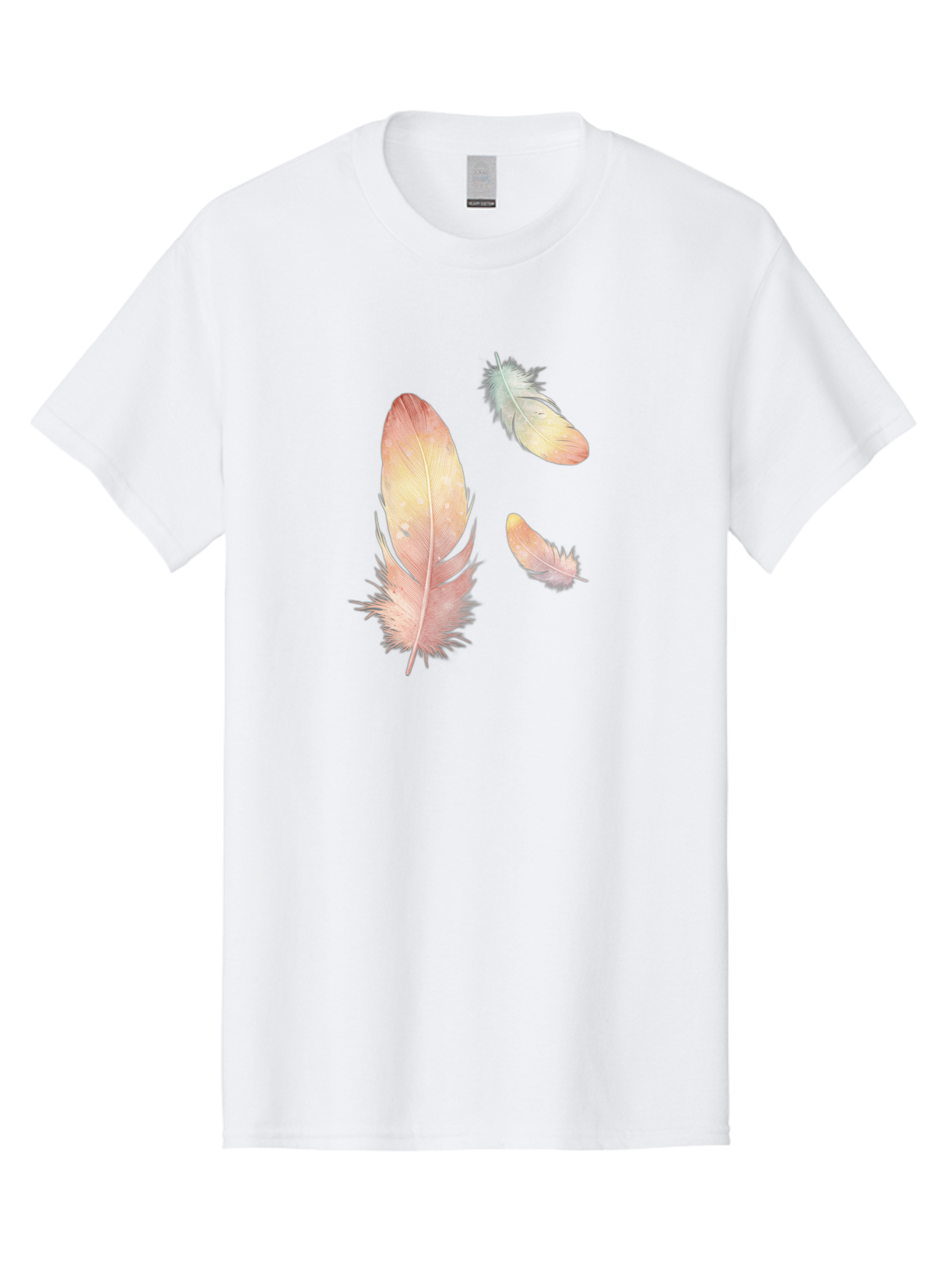 Feathers-5 Men'S Graphic Tee, 100% Cotton, Comfortable Casual Summer Wear, Machine Washable, Vintage Camera, Old Camera, Antique Camera, Black Camera, Classic Photography, Photography Equipment, Nostalgic Device, Film Camera, Camera Art Bai823