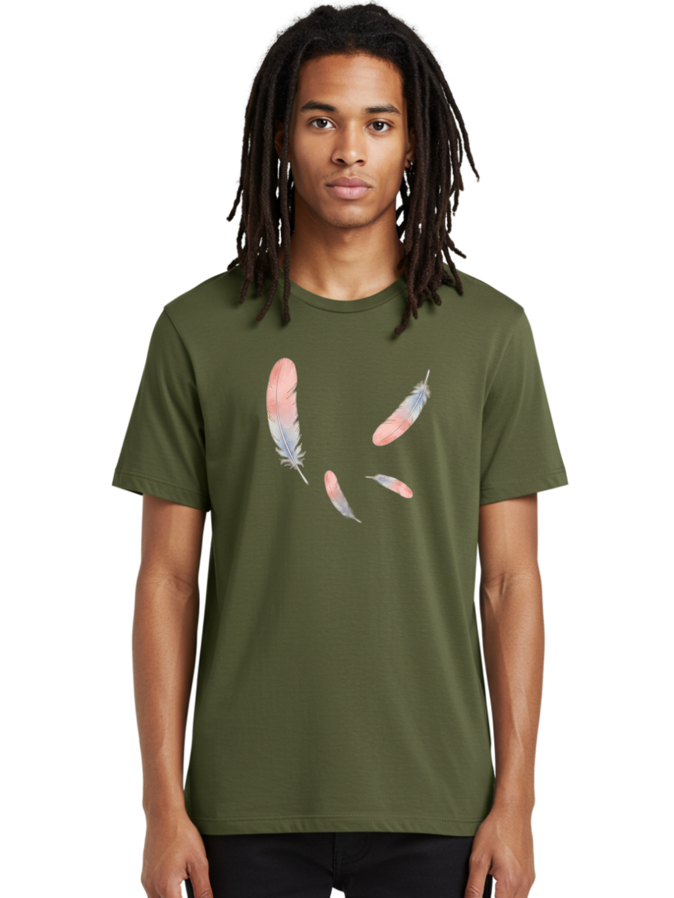 Feathers-6 Men'S Graphic Tee, 100% Cotton, Comfortable Casual Summer Wear, Machine Washable, Vintage Camera, Old Camera, Antique Camera, Black Camera, Classic Photography, Photography Equipment, Nostalgic Device, Film Camera, Camera Art Bai824