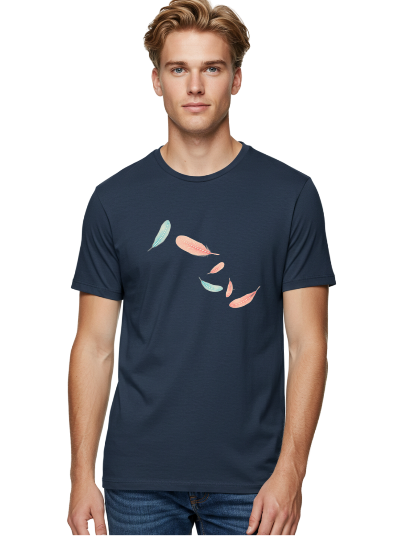 Feathers-7 Men'S Graphic Tee, 100% Cotton, Comfortable Casual Summer Wear, Machine Washable, Vintage Camera, Old Camera, Antique Camera, Black Camera, Classic Photography, Photography Equipment, Nostalgic Device, Film Camera, Camera Art Bai825