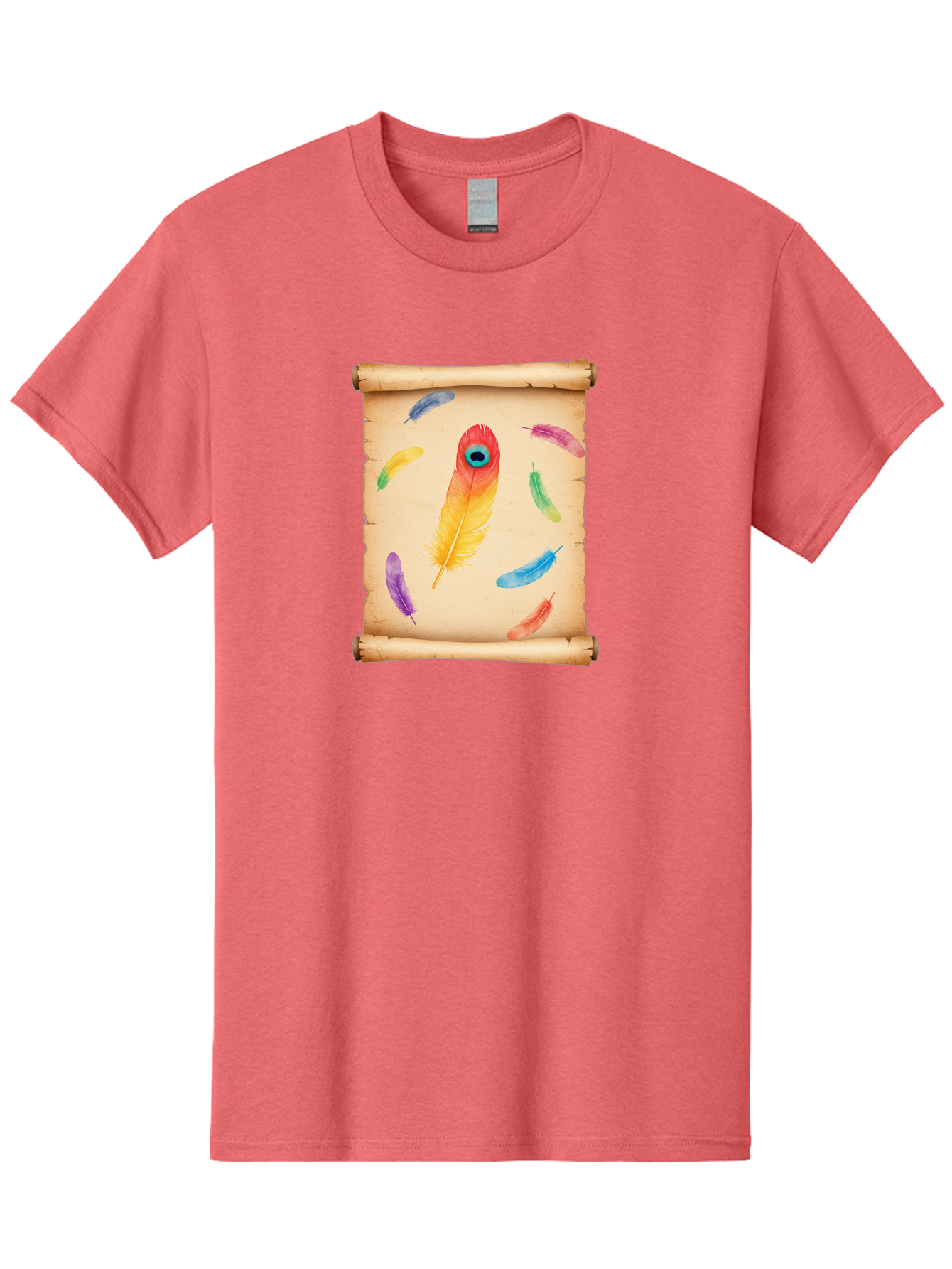 Feathers-On-Parchment Men'S Graphic Tee, 100% Cotton, Comfortable Casual Summer Wear, Machine Washable, Vintage Camera, Old Camera, Antique Camera, Black Camera, Classic Photography, Photography Equipment, Nostalgic Device, Film Camera, Bai830