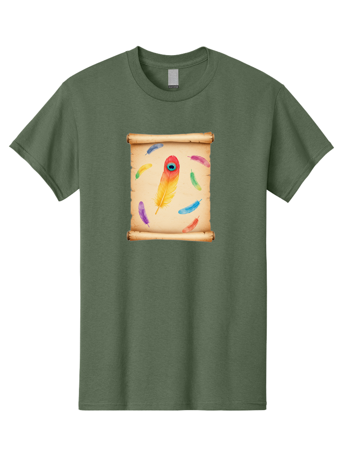 Feathers-On-Parchment Men'S Graphic Tee, 100% Cotton, Comfortable Casual Summer Wear, Machine Washable, Vintage Camera, Old Camera, Antique Camera, Black Camera, Classic Photography, Photography Equipment, Nostalgic Device, Film Camera, Bai830