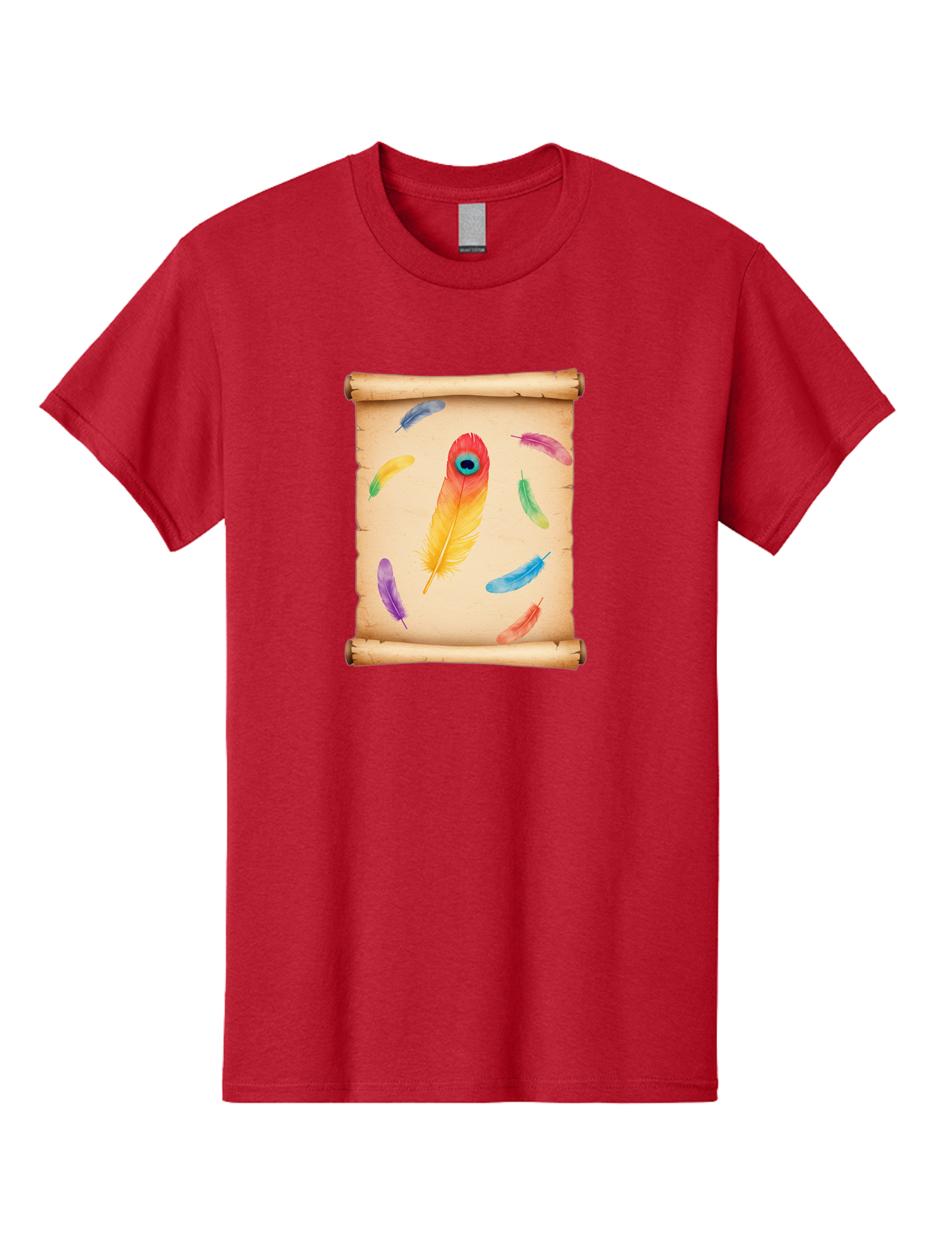 Feathers-On-Parchment Men'S Graphic Tee, 100% Cotton, Comfortable Casual Summer Wear, Machine Washable, Vintage Camera, Old Camera, Antique Camera, Black Camera, Classic Photography, Photography Equipment, Nostalgic Device, Film Camera, Bai830