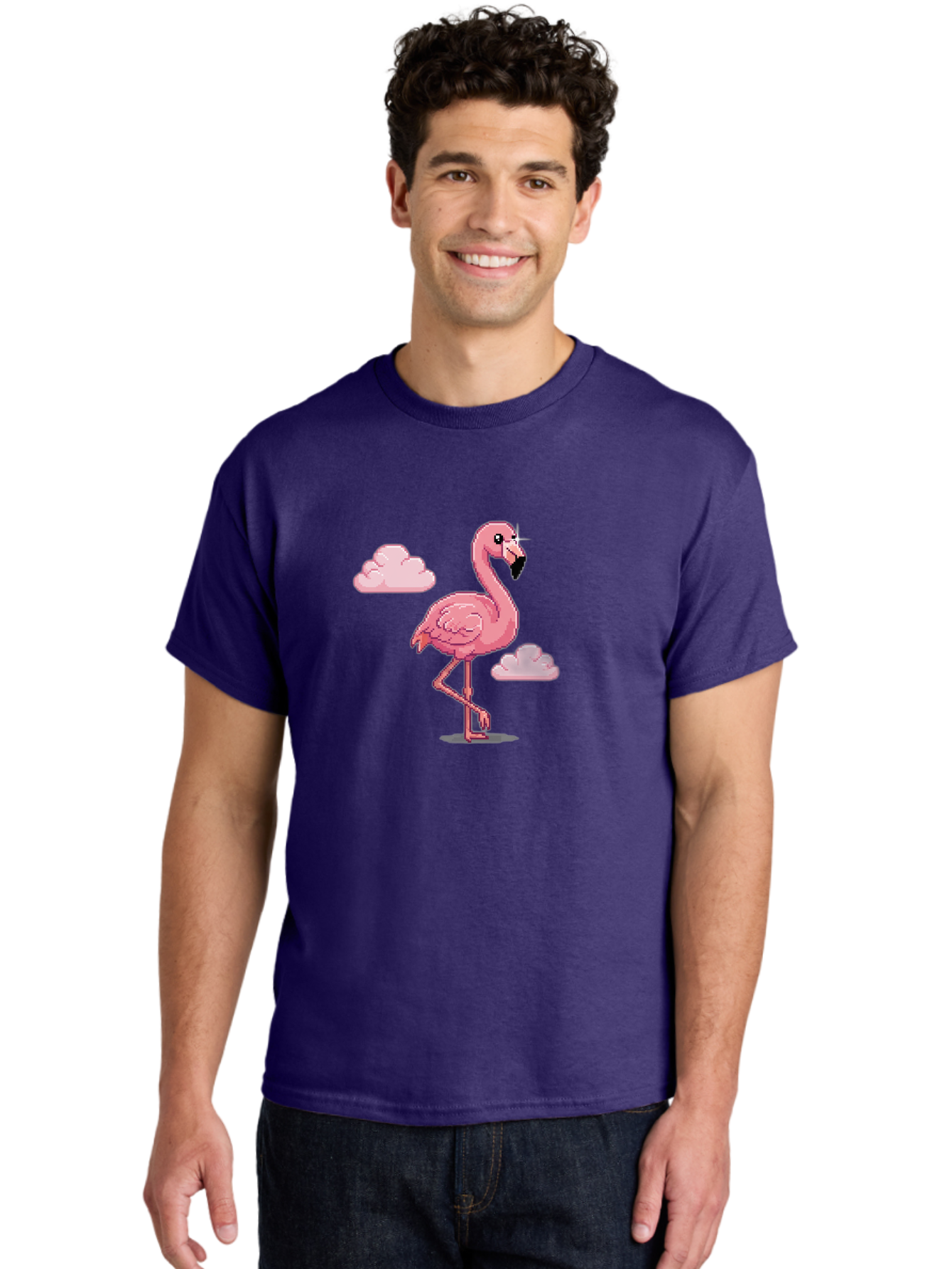 Flamingo-5 Men'S Graphic Tee, 100% Cotton, Comfortable Casual Summer Wear, Machine Washable, Vintage Camera, Old Camera, Antique Camera, Black Camera, Classic Photography, Photography Equipment, Nostalgic Device, Film Camera, Camera Art Bai836