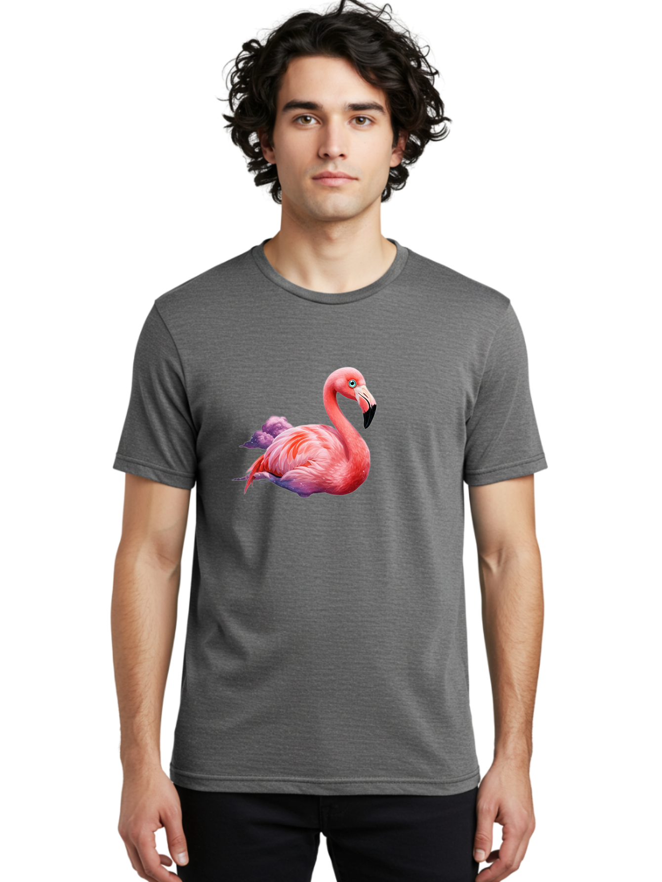 Flamingo-7 Men'S Graphic Tee, 100% Cotton, Comfortable Casual Summer Wear, Machine Washable, Vintage Camera, Old Camera, Antique Camera, Black Camera, Classic Photography, Photography Equipment, Nostalgic Device, Film Camera, Camera Art Bai838