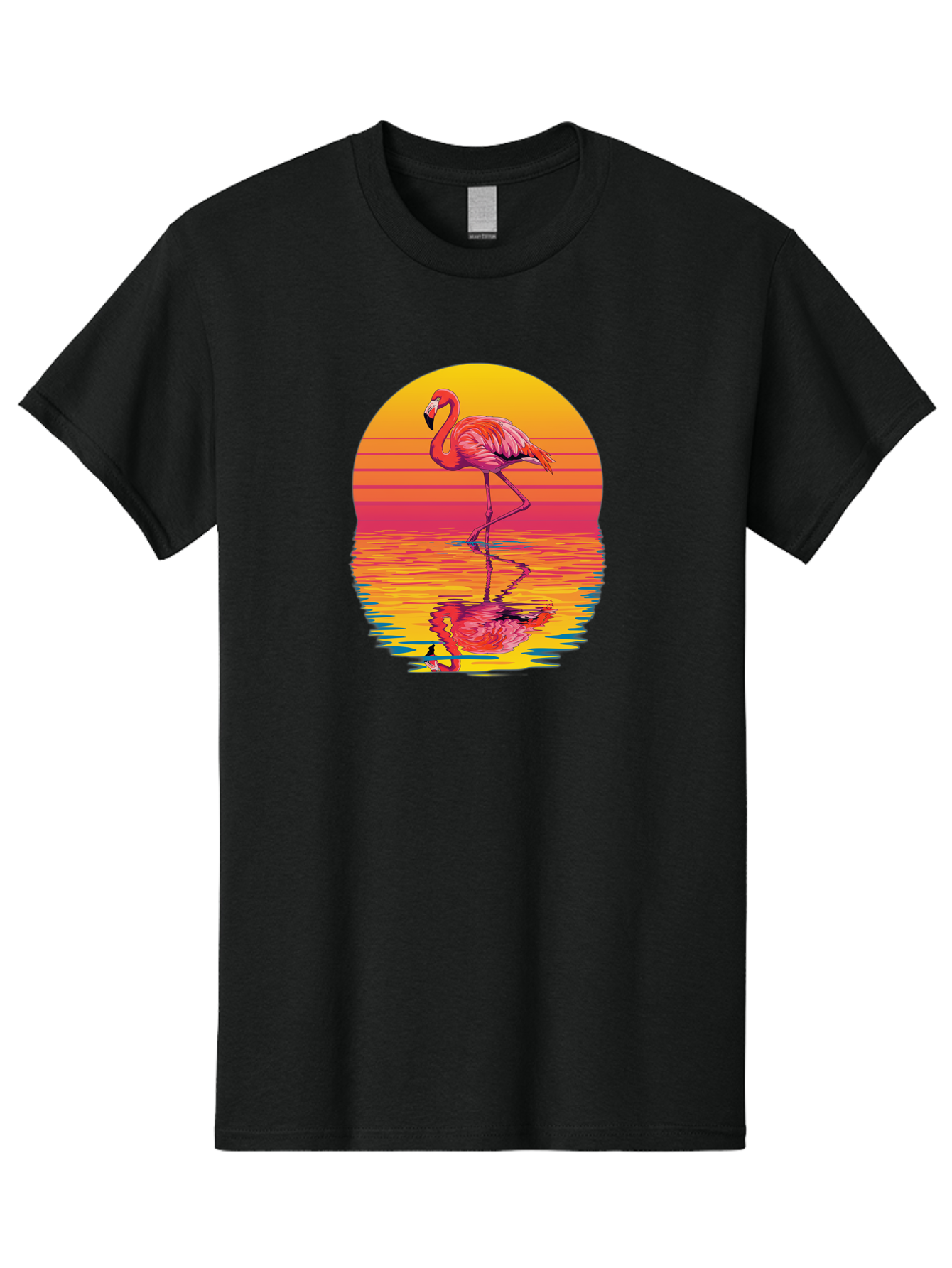Flamingo-8 Men'S Graphic Tee, 100% Cotton, Comfortable Casual Summer Wear, Machine Washable, Vintage Camera, Old Camera, Antique Camera, Black Camera, Classic Photography, Photography Equipment, Nostalgic Device, Film Camera, Camera Art Bai839