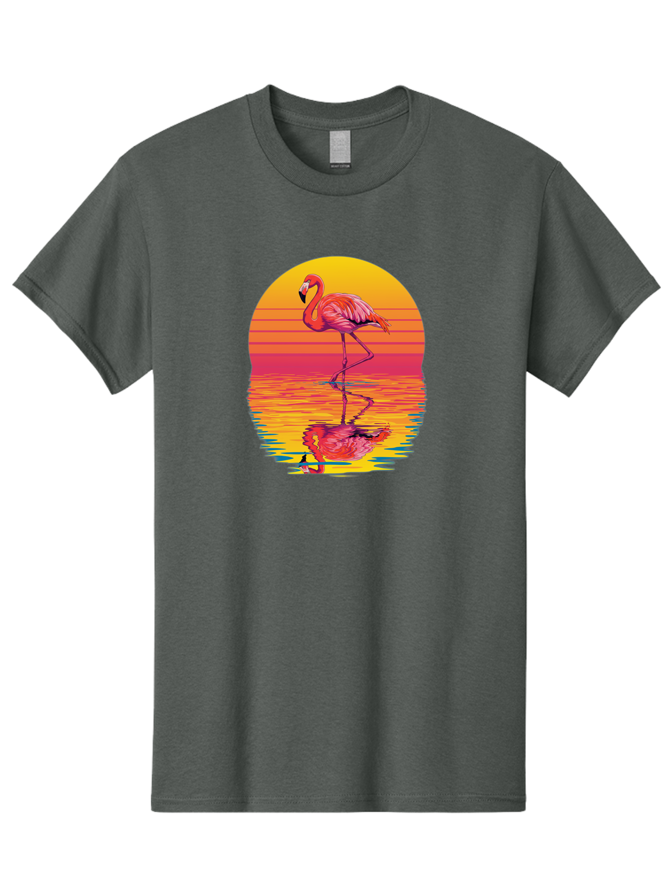 Flamingo-8 Men'S Graphic Tee, 100% Cotton, Comfortable Casual Summer Wear, Machine Washable, Vintage Camera, Old Camera, Antique Camera, Black Camera, Classic Photography, Photography Equipment, Nostalgic Device, Film Camera, Camera Art Bai839