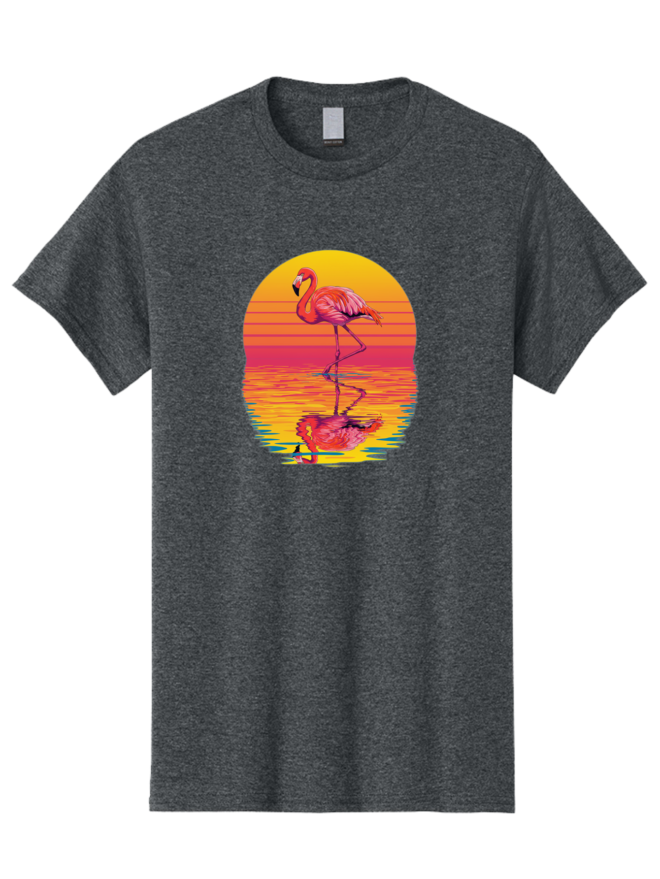 Flamingo-8 Men'S Graphic Tee, 100% Cotton, Comfortable Casual Summer Wear, Machine Washable, Vintage Camera, Old Camera, Antique Camera, Black Camera, Classic Photography, Photography Equipment, Nostalgic Device, Film Camera, Camera Art Bai839