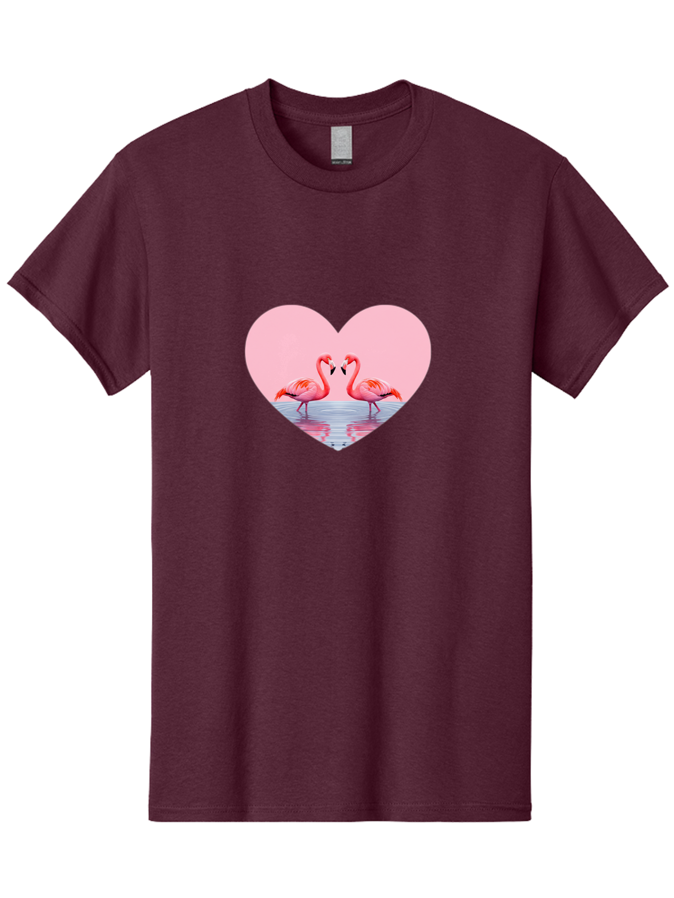 Flamingo-Couple-Heart Men'S Graphic Tee, 100% Cotton, Comfortable Casual Summer Wear, Machine Washable, Vintage Camera, Old Camera, Antique Camera, Black Camera, Classic Photography, Photography Equipment, Nostalgic Device, Film Camera, Bai840