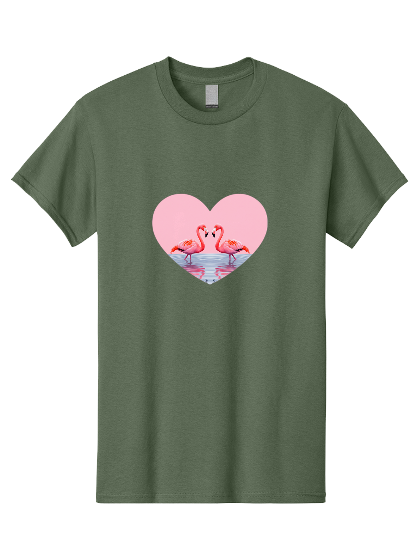 Flamingo-Couple-Heart Men'S Graphic Tee, 100% Cotton, Comfortable Casual Summer Wear, Machine Washable, Vintage Camera, Old Camera, Antique Camera, Black Camera, Classic Photography, Photography Equipment, Nostalgic Device, Film Camera, Bai840