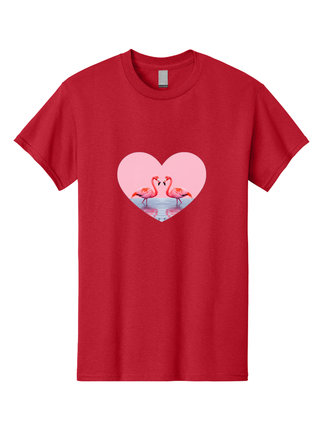 Flamingo-Couple-Heart Men'S Graphic Tee, 100% Cotton, Comfortable Casual Summer Wear, Machine Washable, Vintage Camera, Old Camera, Antique Camera, Black Camera, Classic Photography, Photography Equipment, Nostalgic Device, Film Camera, Bai840