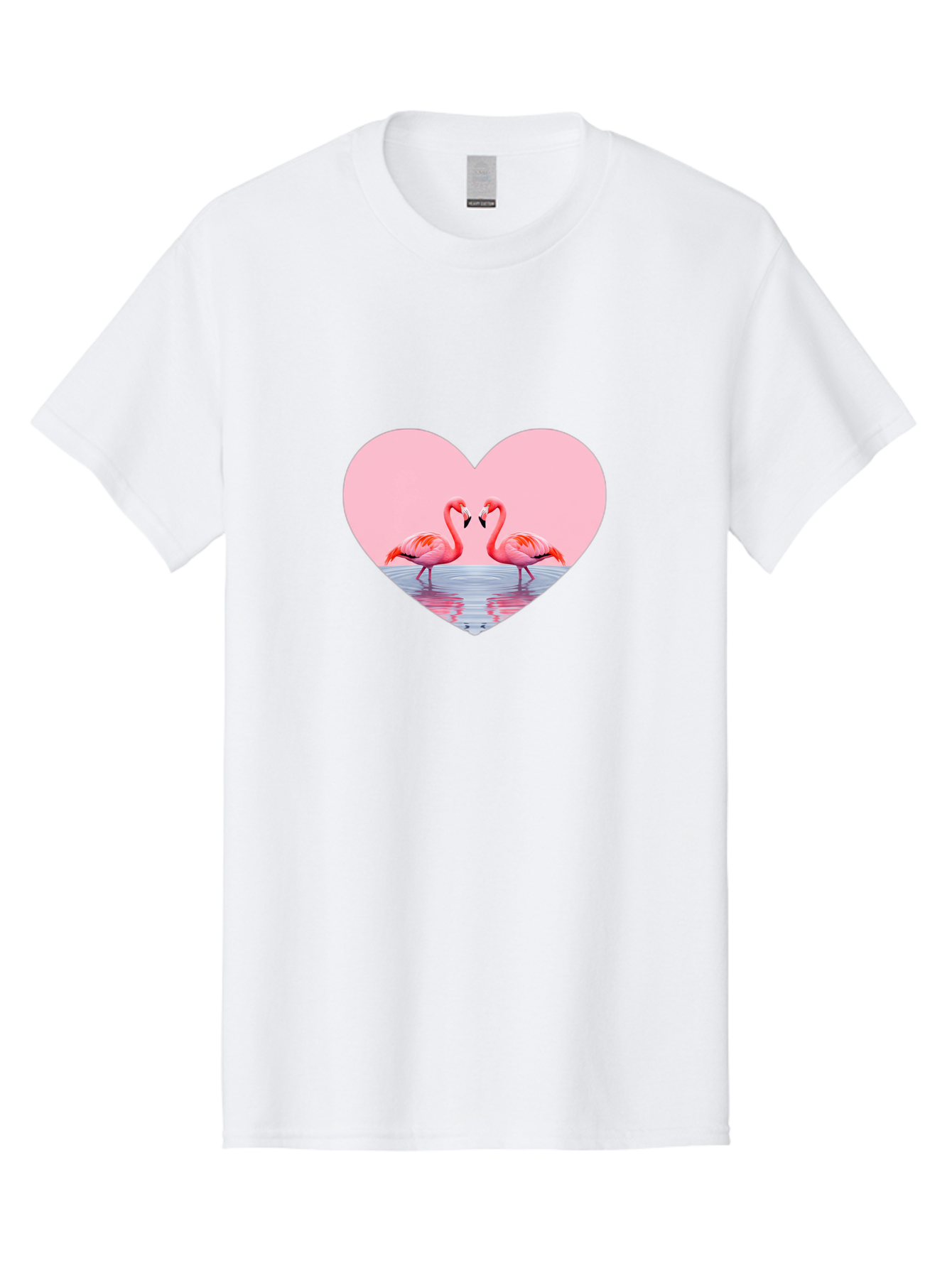 Flamingo-Couple-Heart Men'S Graphic Tee, 100% Cotton, Comfortable Casual Summer Wear, Machine Washable, Vintage Camera, Old Camera, Antique Camera, Black Camera, Classic Photography, Photography Equipment, Nostalgic Device, Film Camera, Bai840