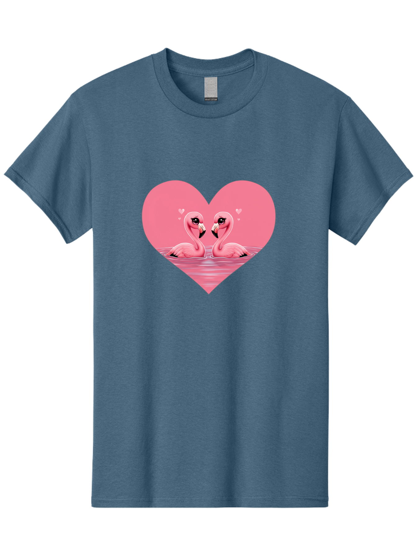 Flamingo-Couple Men'S Graphic Tee, 100% Cotton, Comfortable Casual Summer Wear, Machine Washable, Vintage Camera, Old Camera, Antique Camera, Black Camera, Classic Photography, Photography Equipment, Nostalgic Device, Film Camera, Camera Art Bai841
