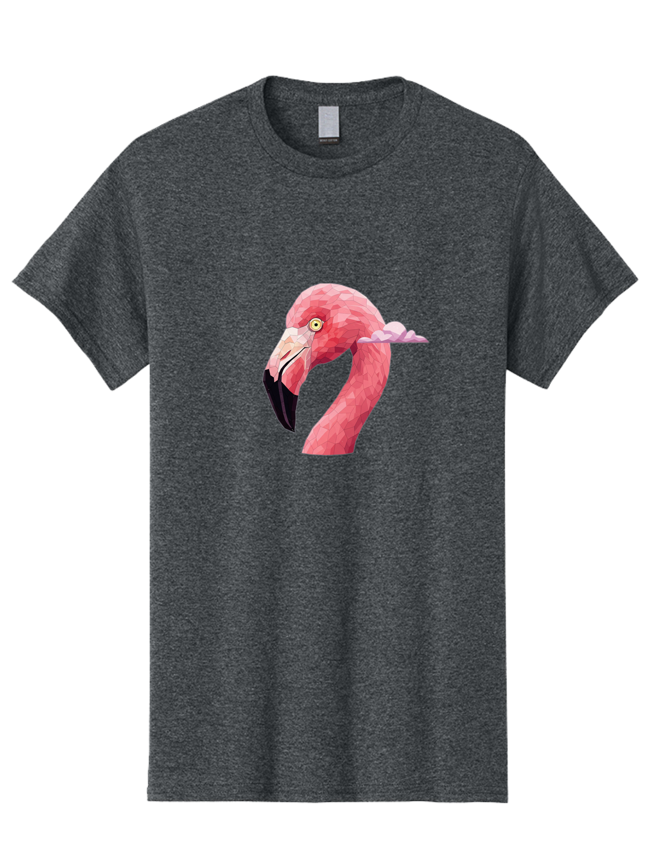 Flamingo-Head Men'S Graphic Tee, 100% Cotton, Comfortable Casual Summer Wear, Machine Washable, Vintage Camera, Old Camera, Antique Camera, Black Camera, Classic Photography, Photography Equipment, Nostalgic Device, Film Camera, Camera Art Bai842