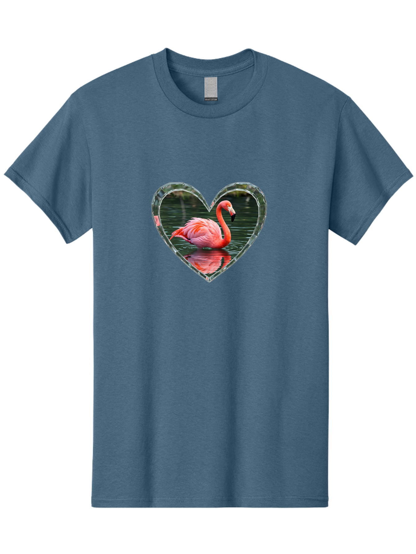 Flamingo-Heart Men'S Graphic Tee, 100% Cotton, Comfortable Casual Summer Wear, Machine Washable, Vintage Camera, Old Camera, Antique Camera, Black Camera, Classic Photography, Photography Equipment, Nostalgic Device, Film Camera, Camera Art Bai843