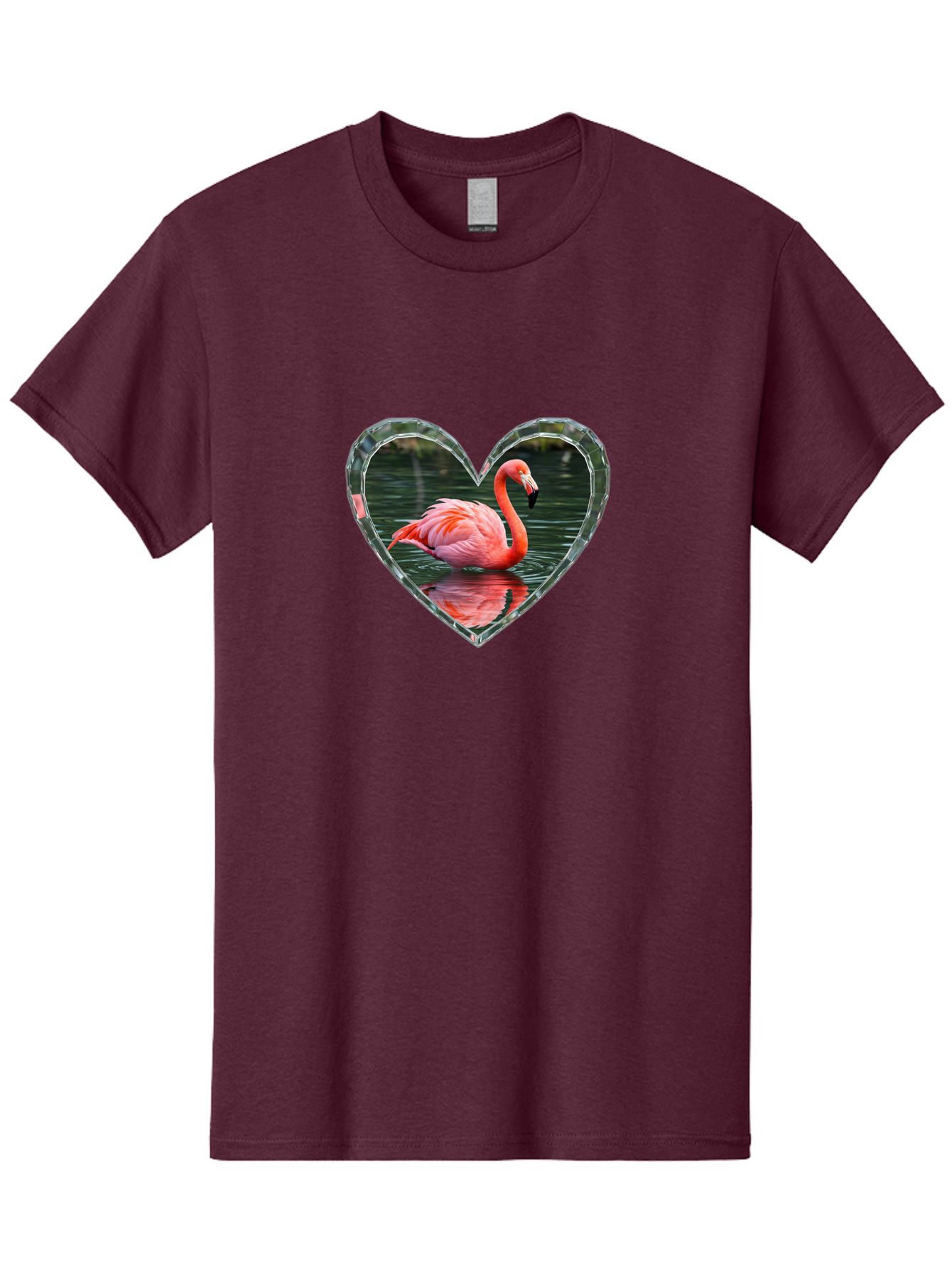 Flamingo-Heart Men'S Graphic Tee, 100% Cotton, Comfortable Casual Summer Wear, Machine Washable, Vintage Camera, Old Camera, Antique Camera, Black Camera, Classic Photography, Photography Equipment, Nostalgic Device, Film Camera, Camera Art Bai843