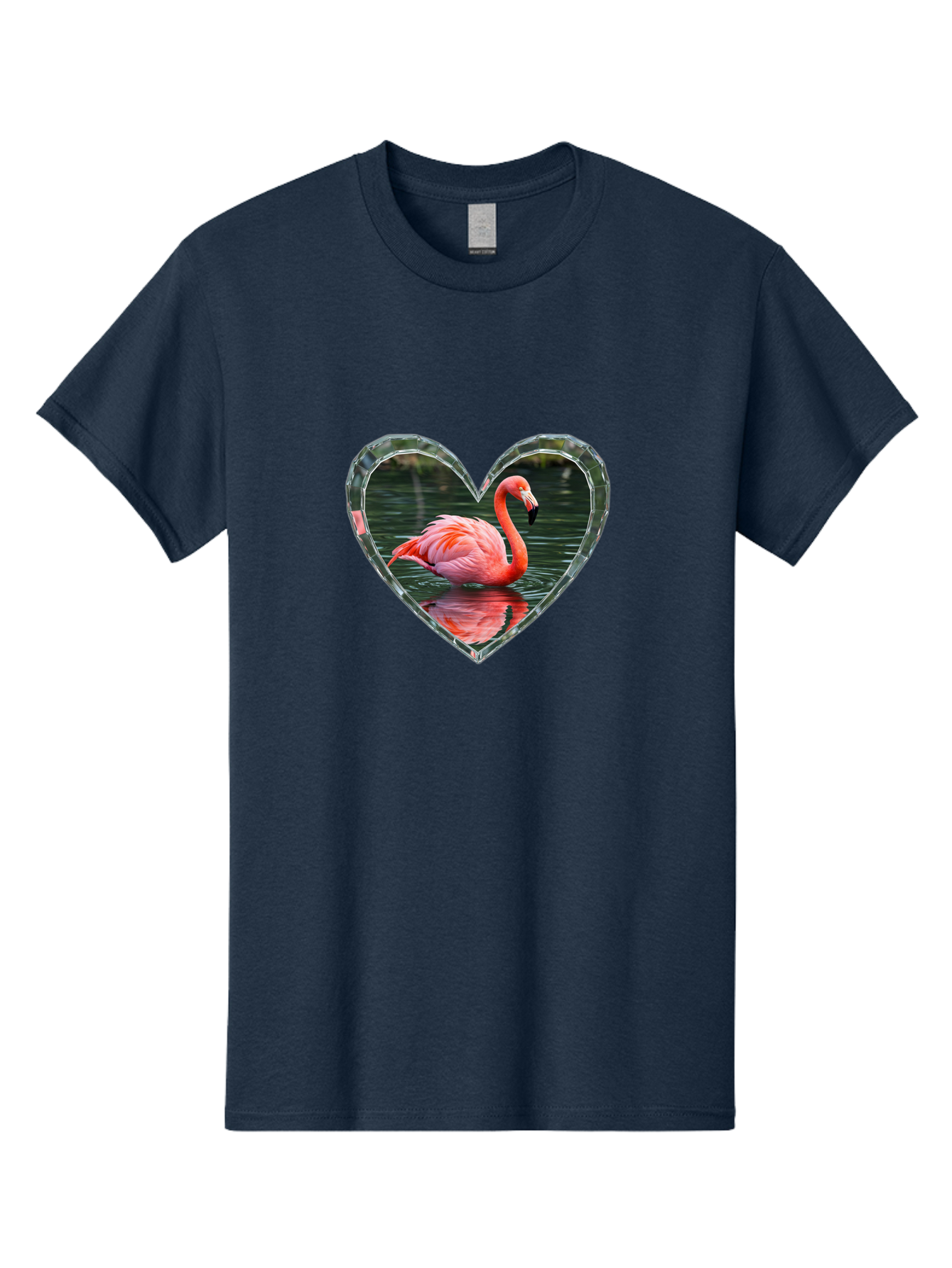 Flamingo-Heart Men'S Graphic Tee, 100% Cotton, Comfortable Casual Summer Wear, Machine Washable, Vintage Camera, Old Camera, Antique Camera, Black Camera, Classic Photography, Photography Equipment, Nostalgic Device, Film Camera, Camera Art Bai843