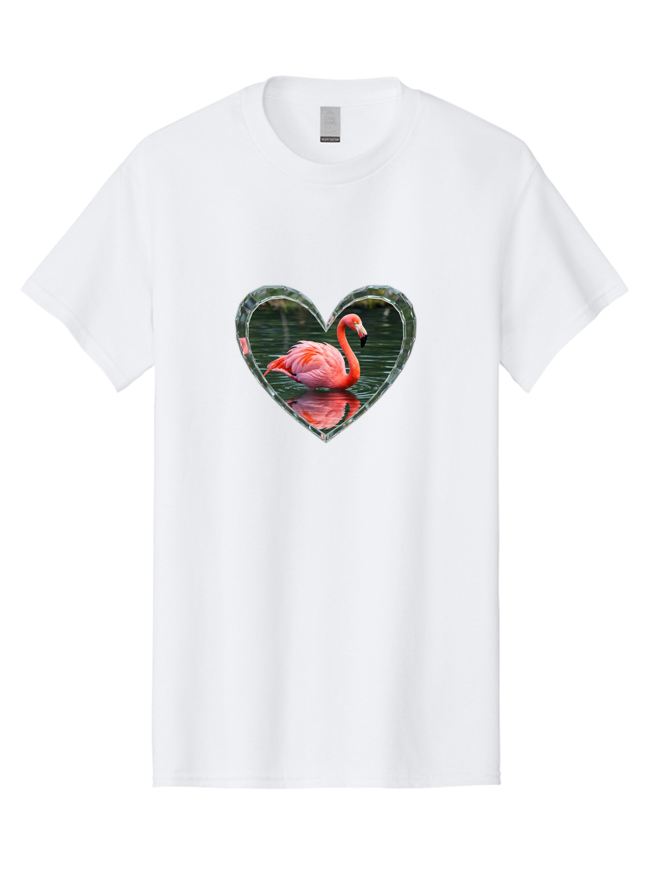 Flamingo-Heart Men'S Graphic Tee, 100% Cotton, Comfortable Casual Summer Wear, Machine Washable, Vintage Camera, Old Camera, Antique Camera, Black Camera, Classic Photography, Photography Equipment, Nostalgic Device, Film Camera, Camera Art Bai843