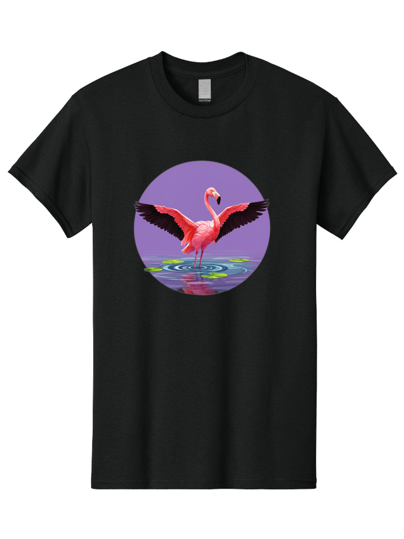 Flamingo-In-Water Men'S Graphic Tee, 100% Cotton, Comfortable Casual Summer Wear, Machine Washable, Vintage Camera, Old Camera, Antique Camera, Black Camera, Classic Photography, Photography Equipment, Nostalgic Device, Film Camera, Camera Art Bai845